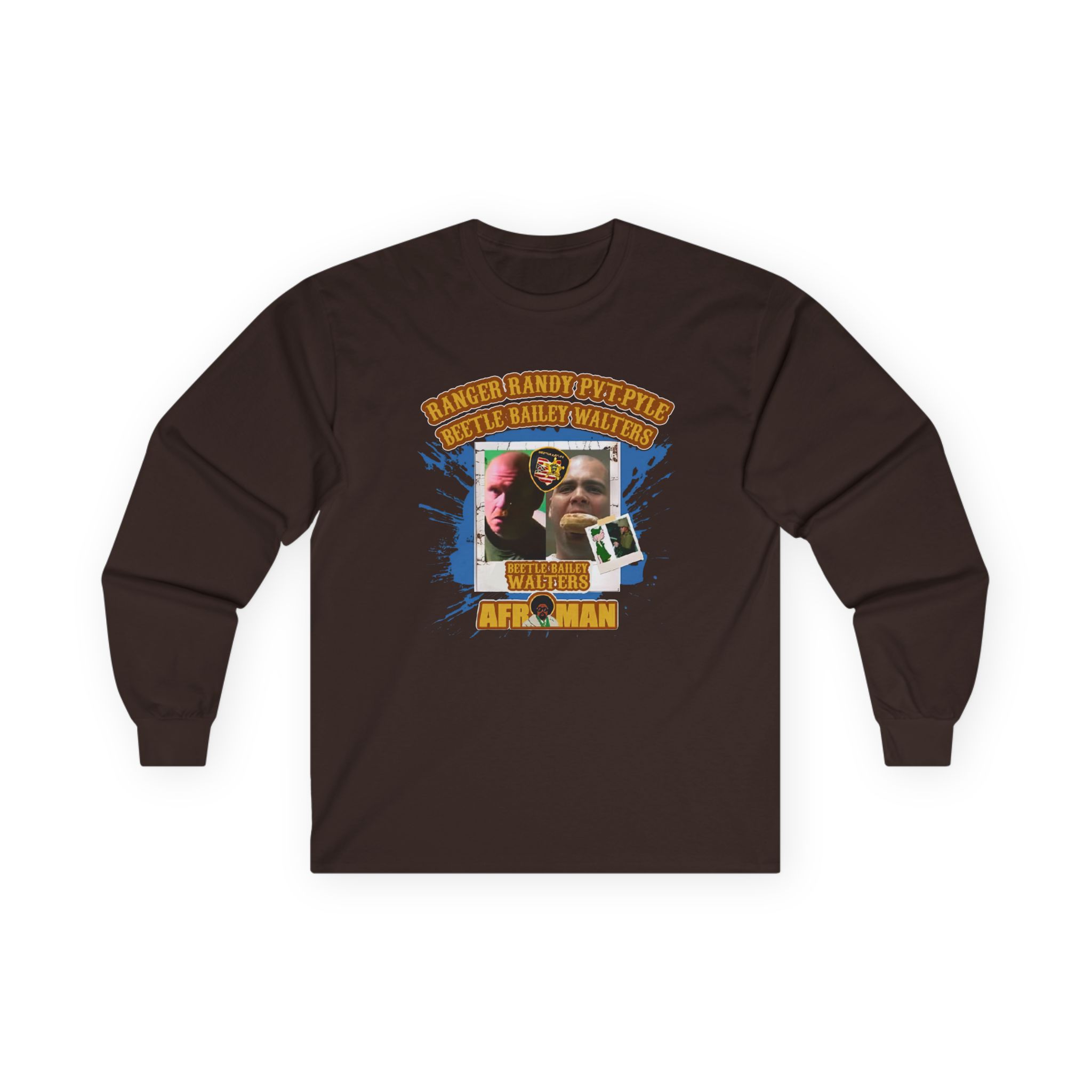 Afroman Ranger Randy Prvate Pyle Beetle Bailey Walters Unisex Ultra Cotton Long Sleeve Tee