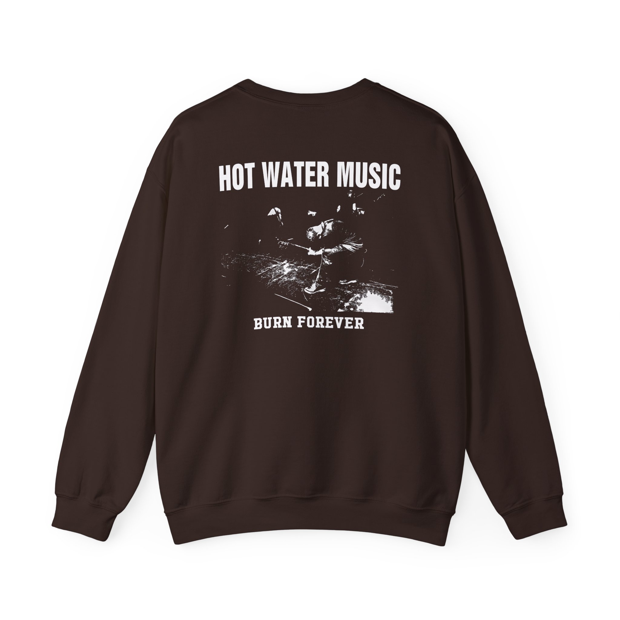 Hot Water Music Burn Forever Unisex Heavy Blendâ„¢ Crewneck Sweatshirt