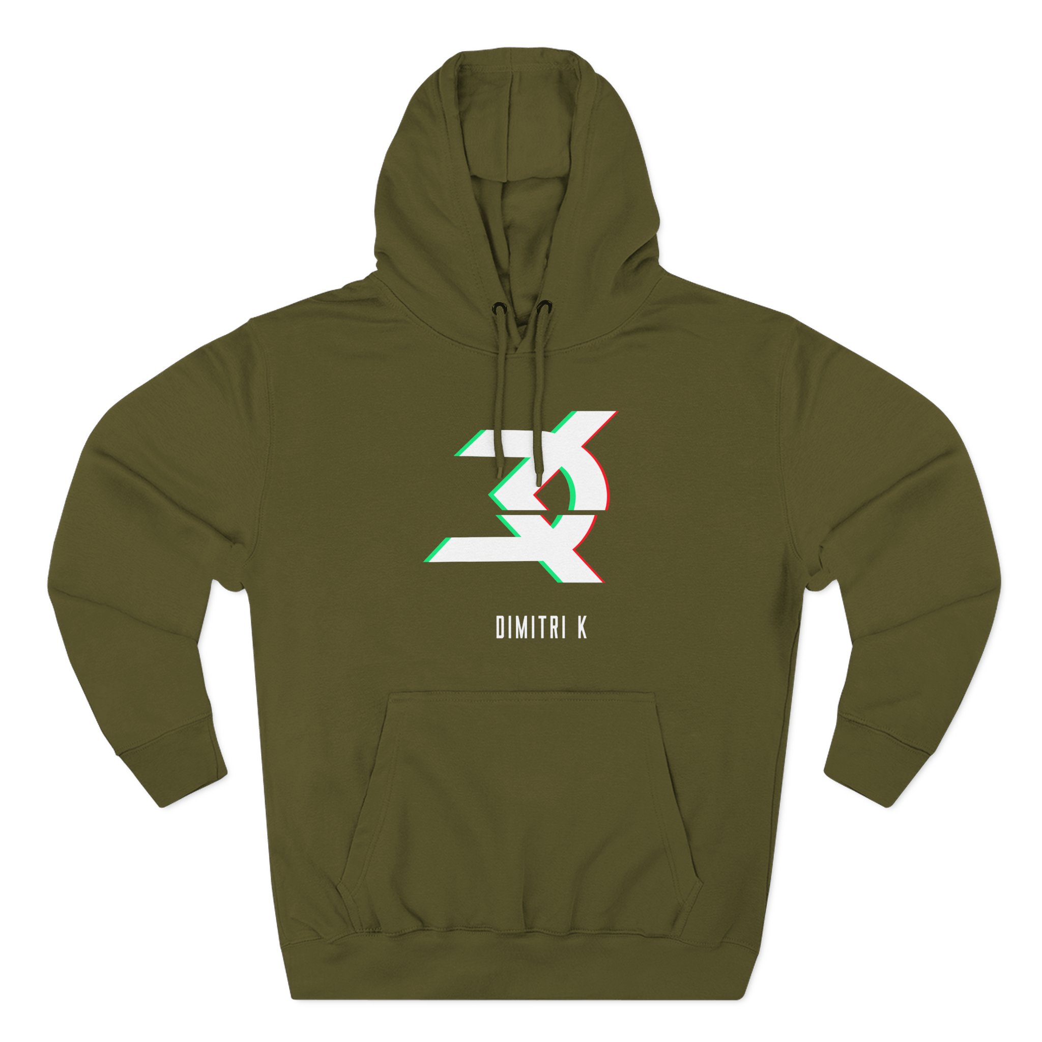 Dimitri K Three-Panel Fleece Hoodie