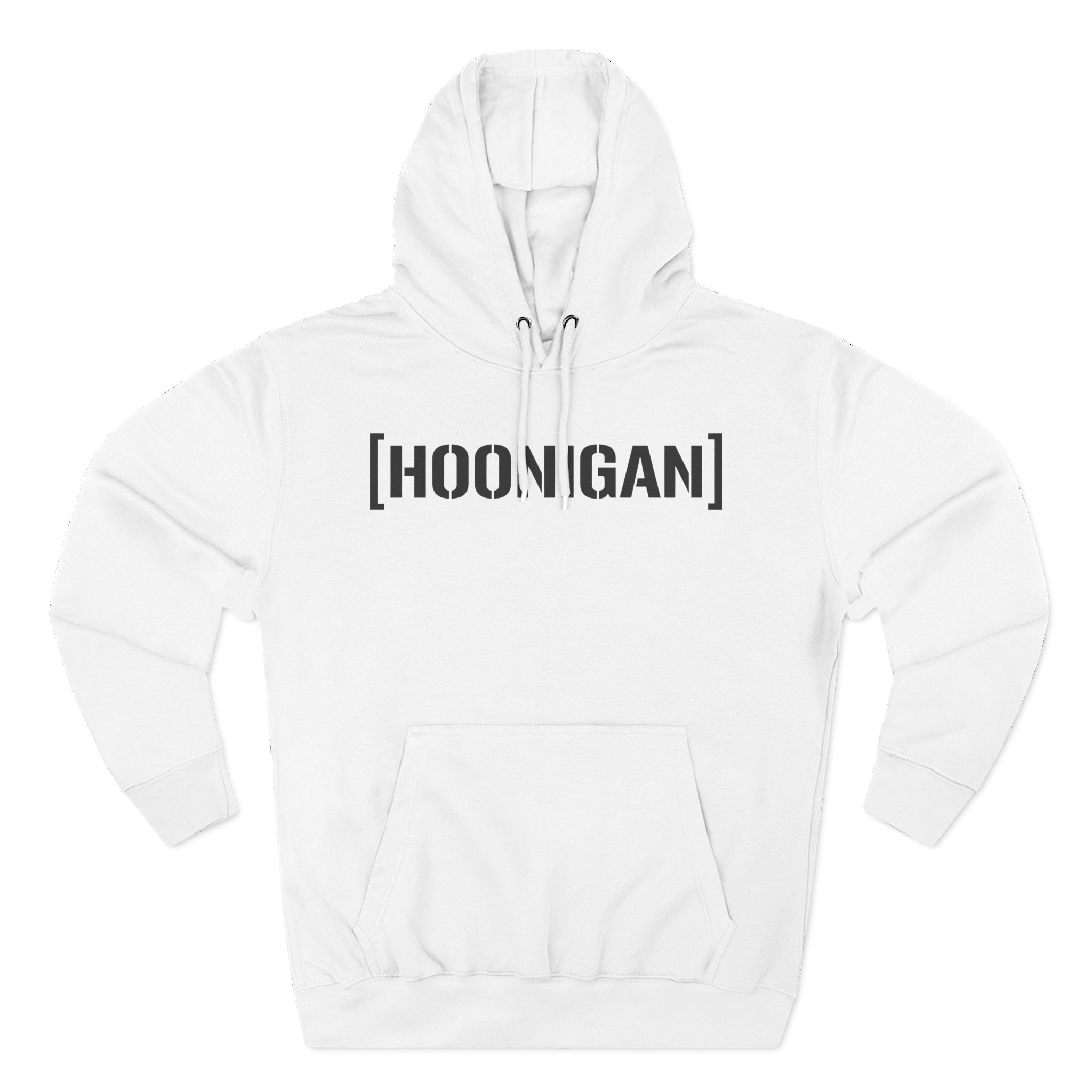 Ken Block Hoonigan Bracket Censor Bar Logo Three-Panel Fleece Hoodie