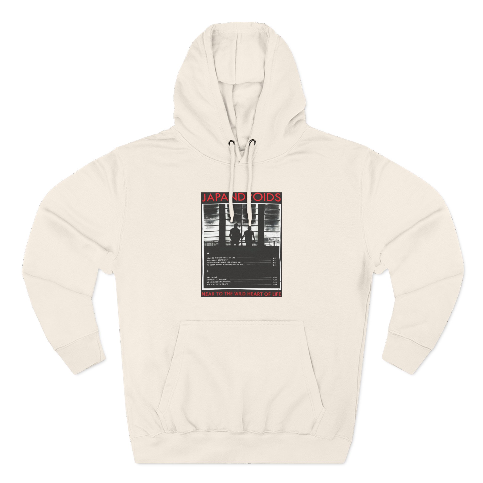 Japandroids Near to the Wild Heart of Life Three-Panel Fleece Hoodie