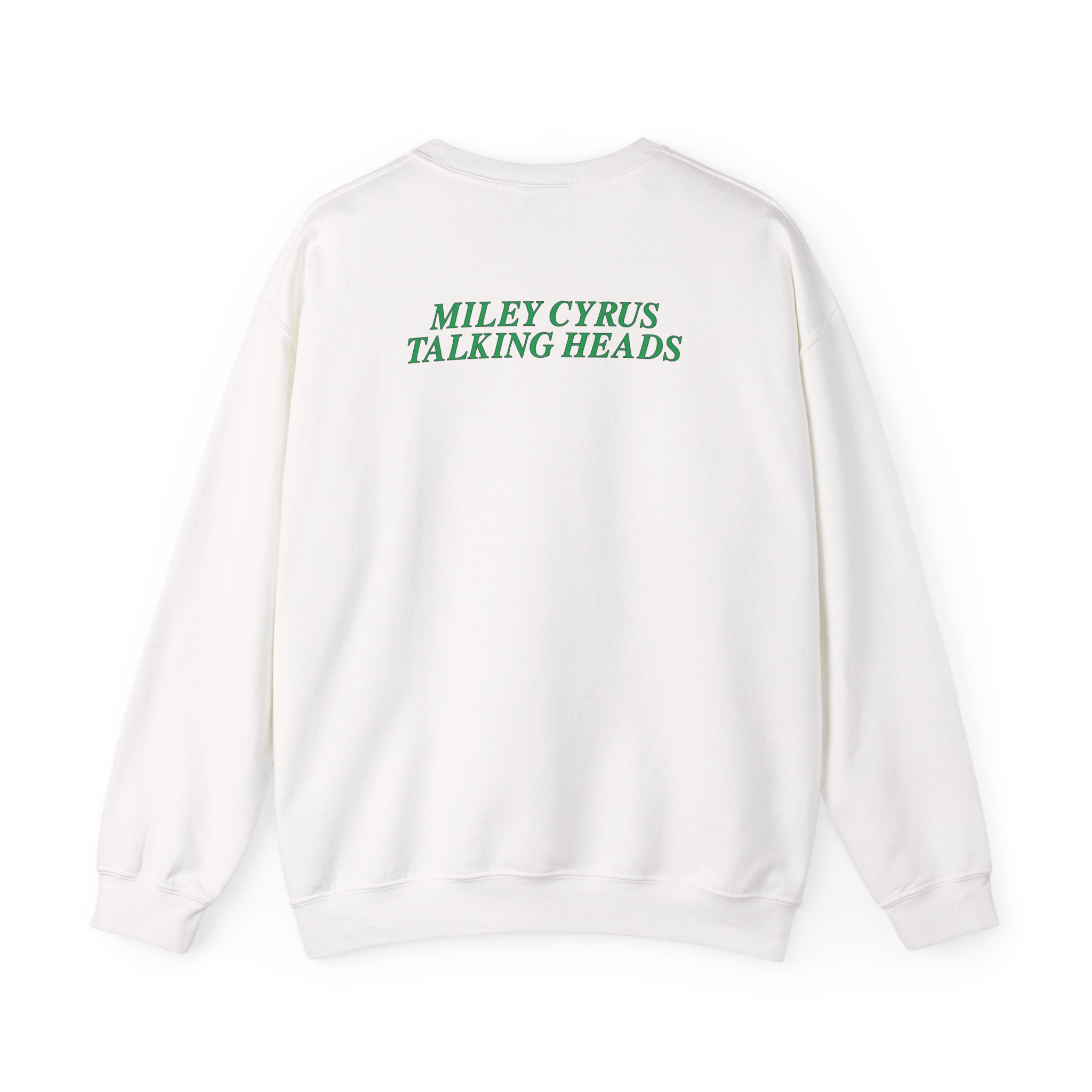Miley Cyrus Talking Heads X Miley Psycho Killer Unisex Heavy Blendâ„¢ Crewneck Sweatshirt