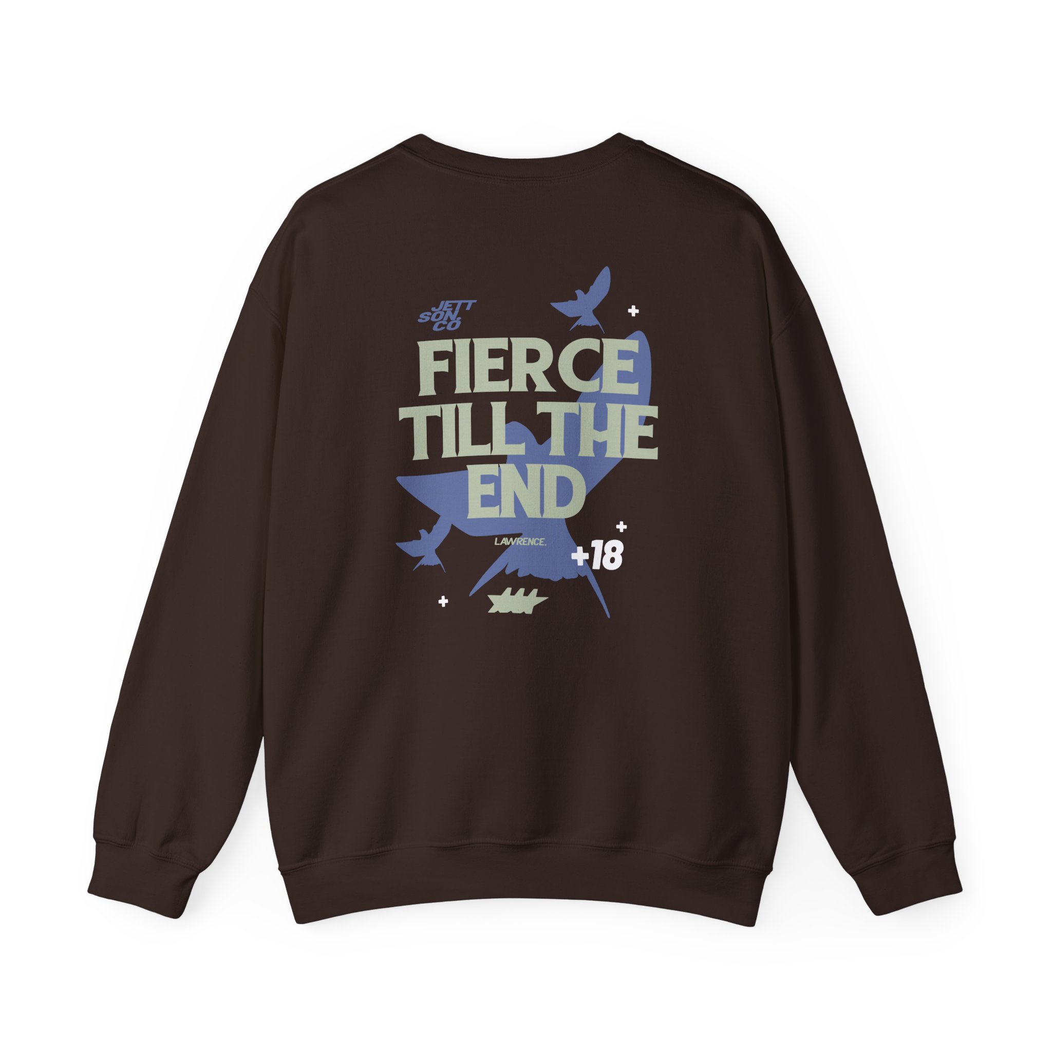 Jett Lawrenc Fierce Till the End Unisex Heavy Blendâ„¢ Crewneck Sweatshirt