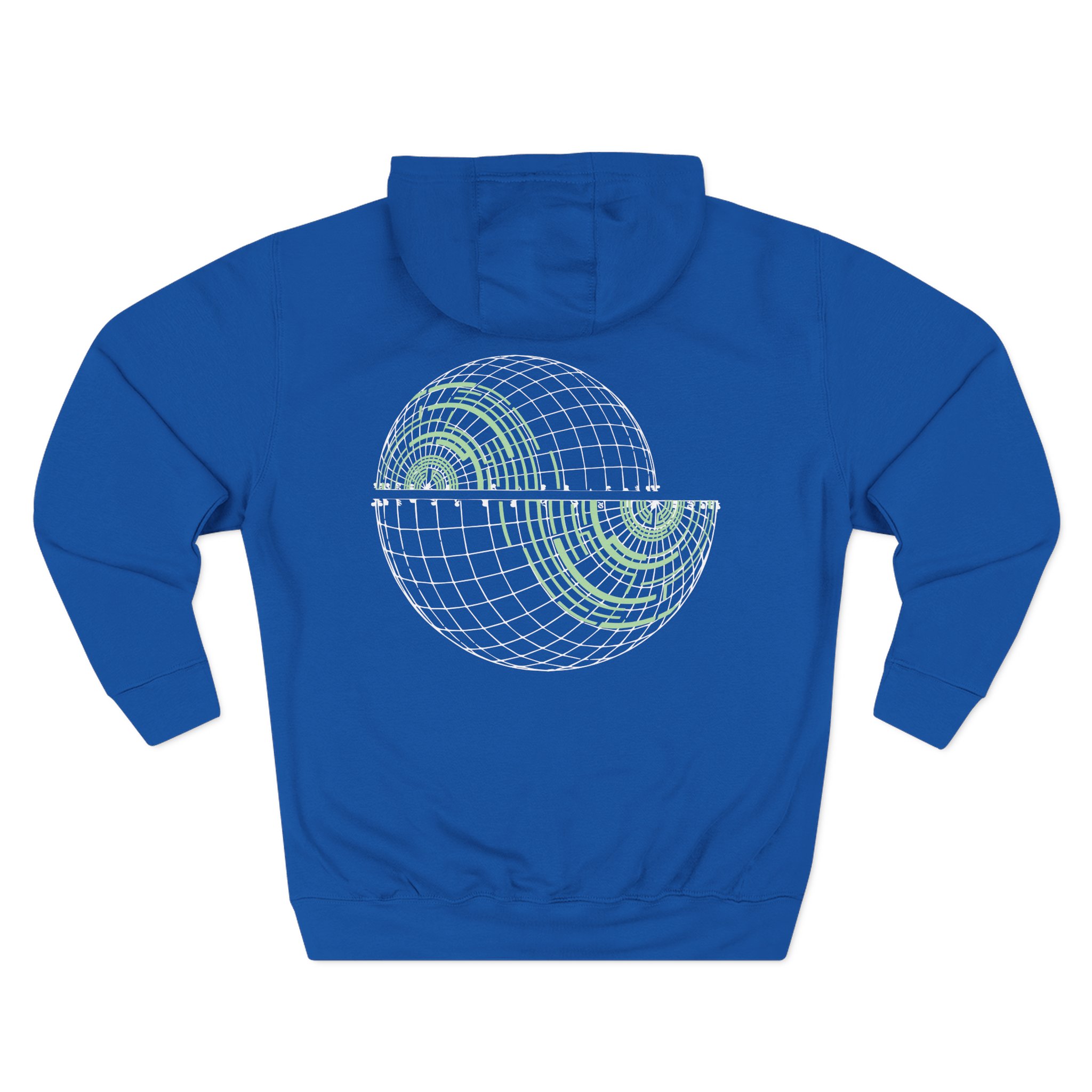 Pendulum Globe Glow in the Dark Logo Three-Panel Fleece Hoodie