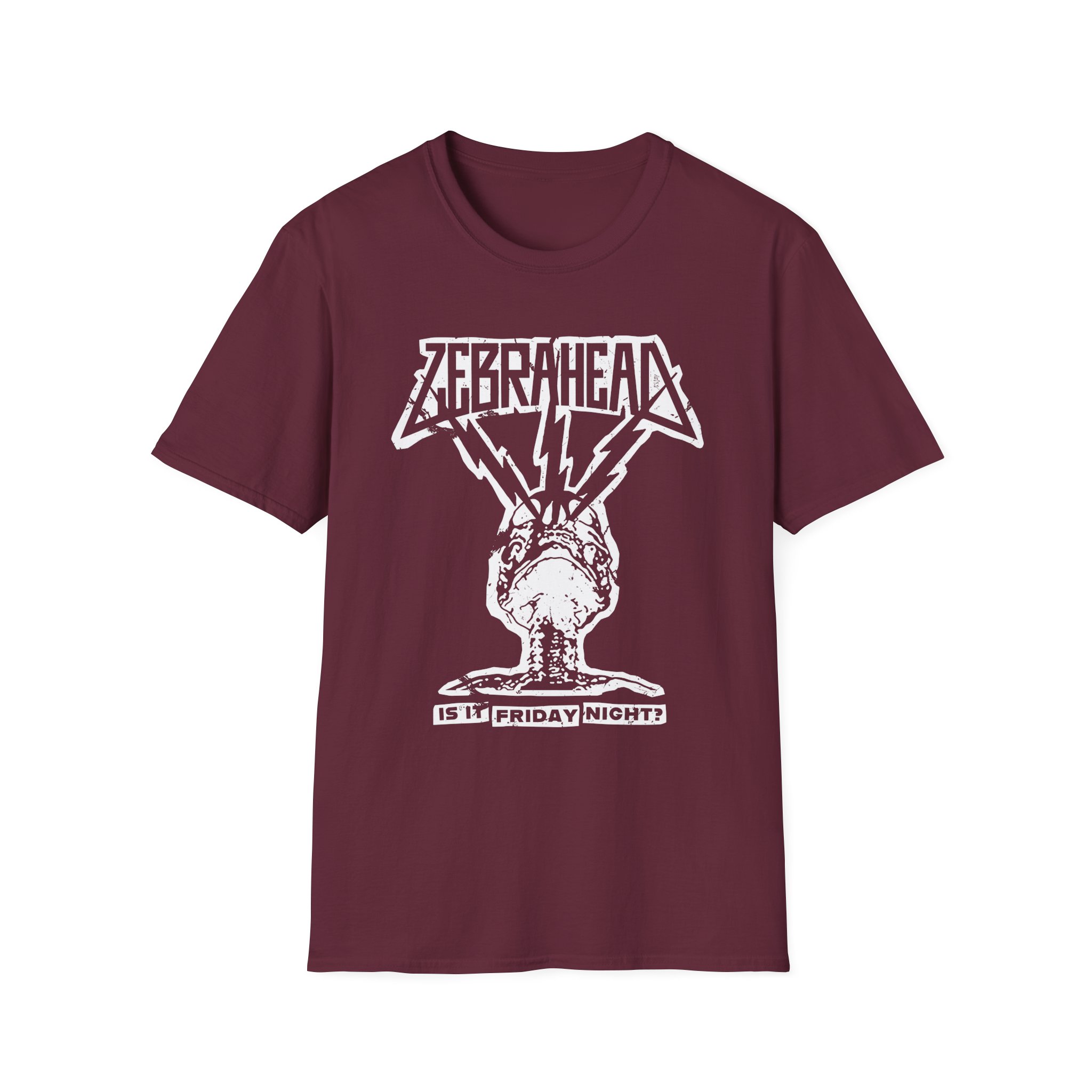 Zebrahead Lightning Skull Friday night tour Unisex Softstyle T-Shirt
