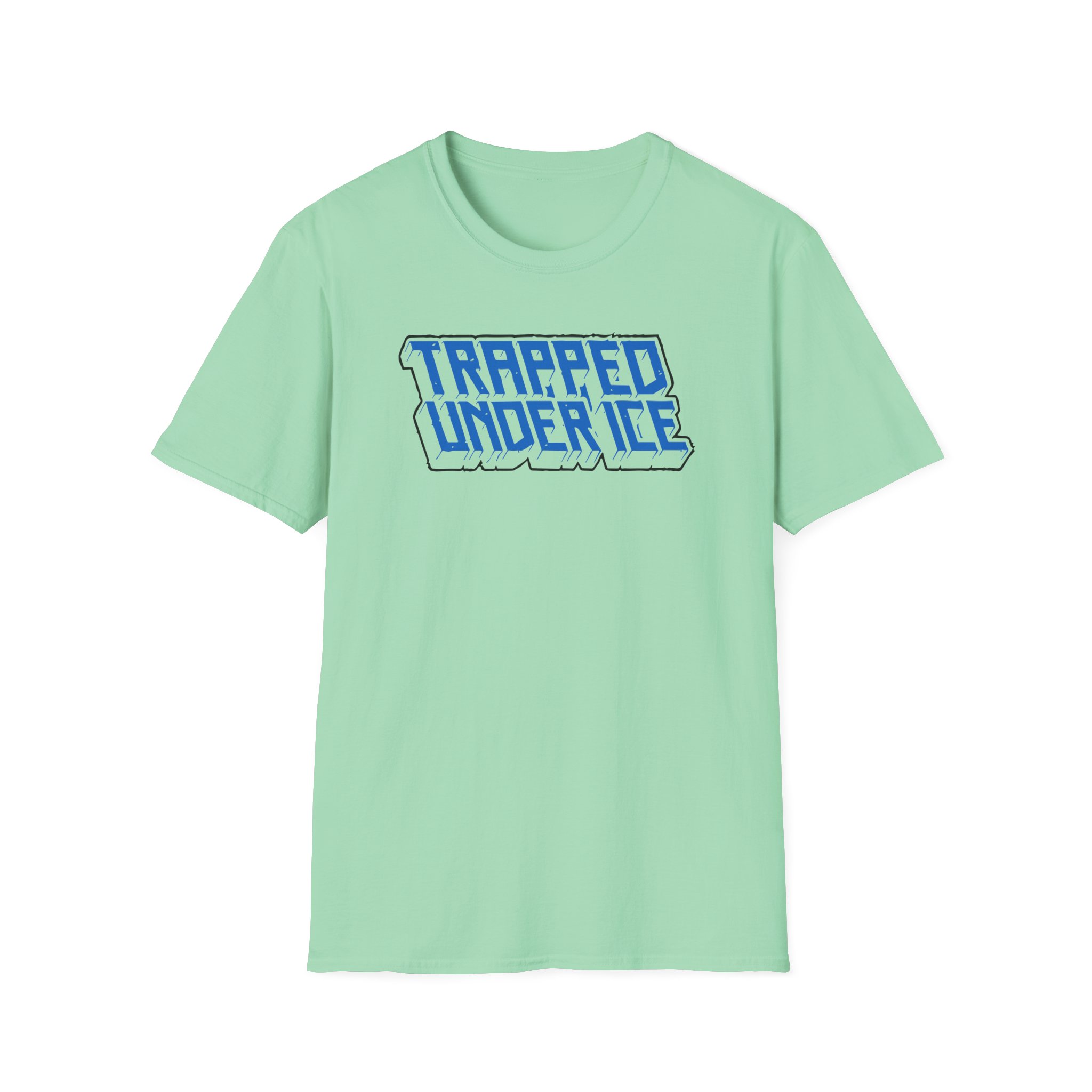 Trapped Under Ice Stacked 3d Logo Unisex Softstyle T-Shirt