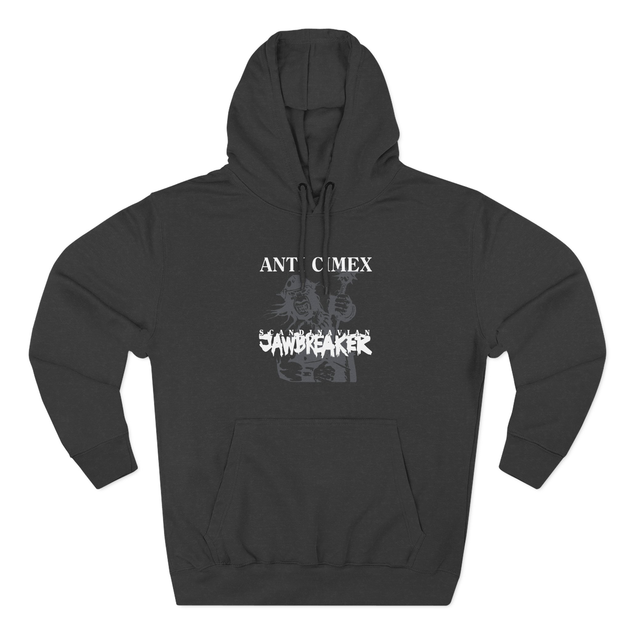 Anti Cimex Scandinavian Jawbreaker Three-panel Fleece Hoodie