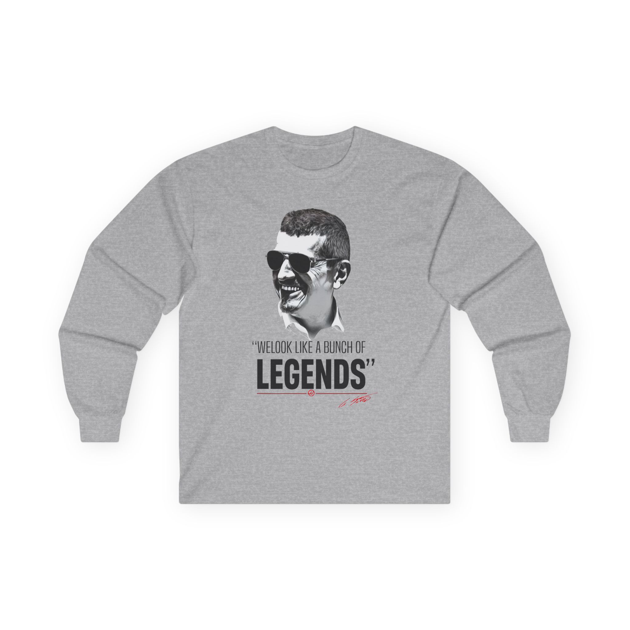 Haas F1 Guenther Steiner Legends Unisex Ultra Cotton Long Sleeve Tee