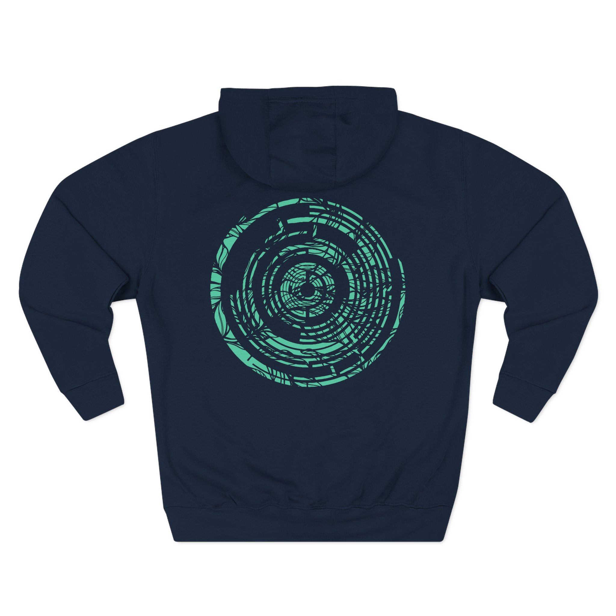 Pendulum Green Maze Three-Panel Fleece Hoodie