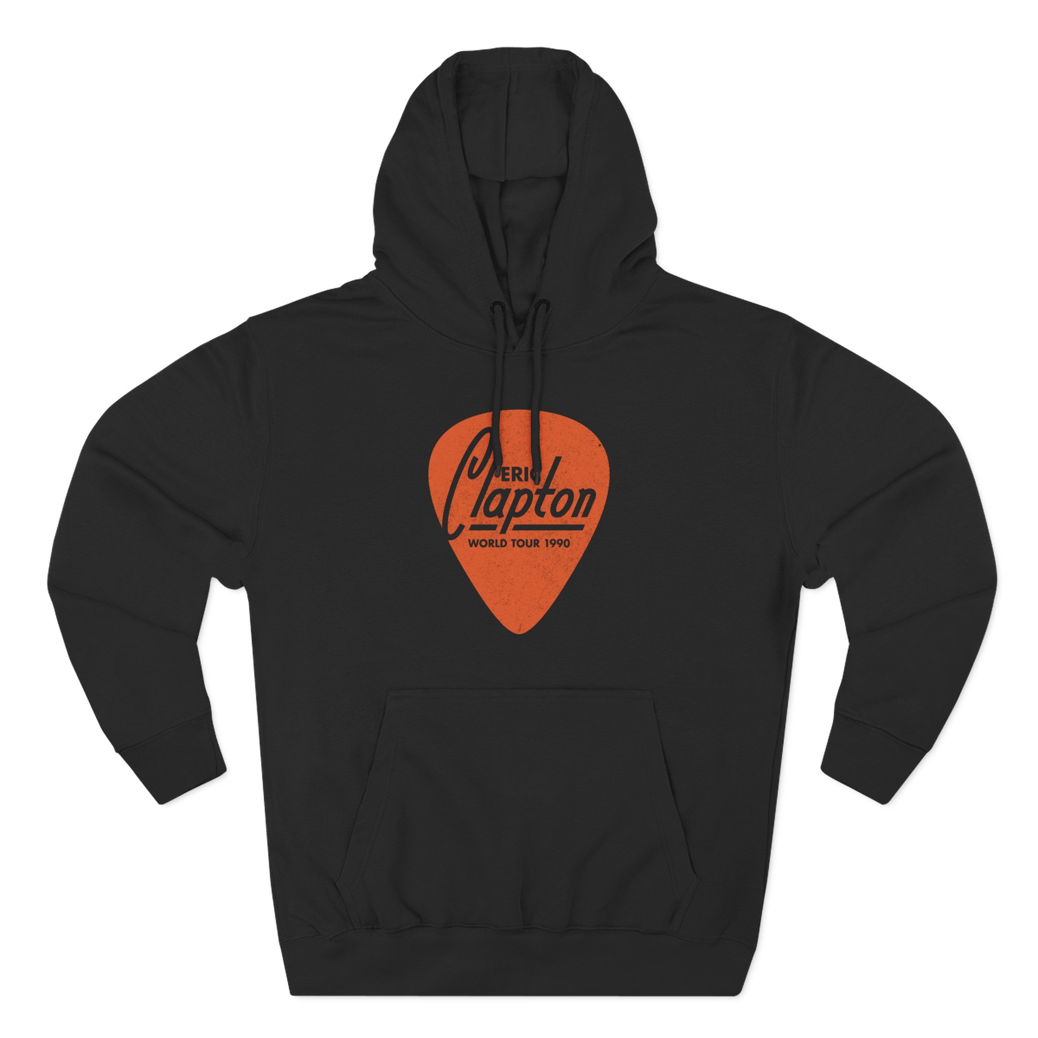 Eric Clapton Guitar Pick Three-Panel Fleece Hoodie
