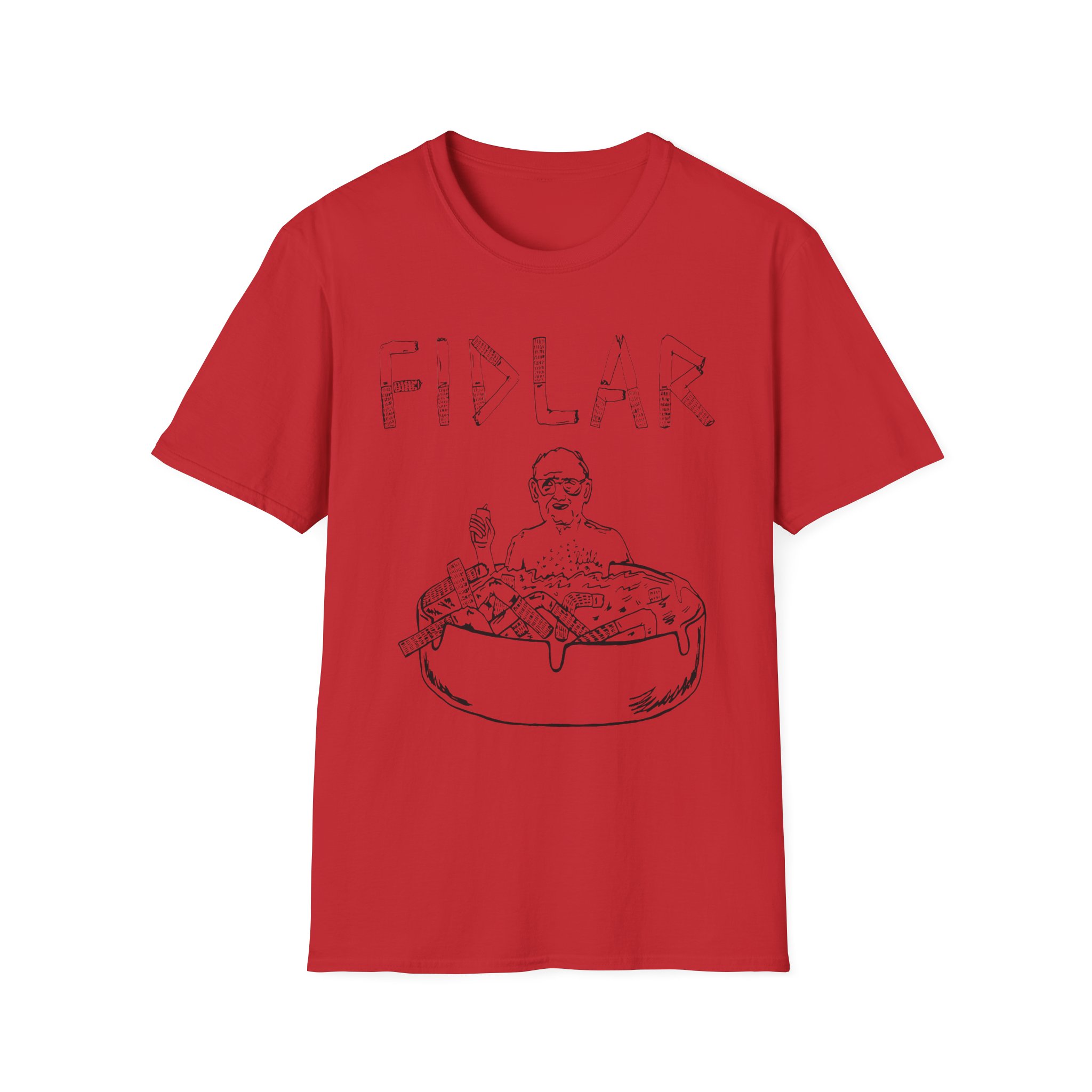 Fidlar Ashtray Unisex Softstyle T-Shirt
