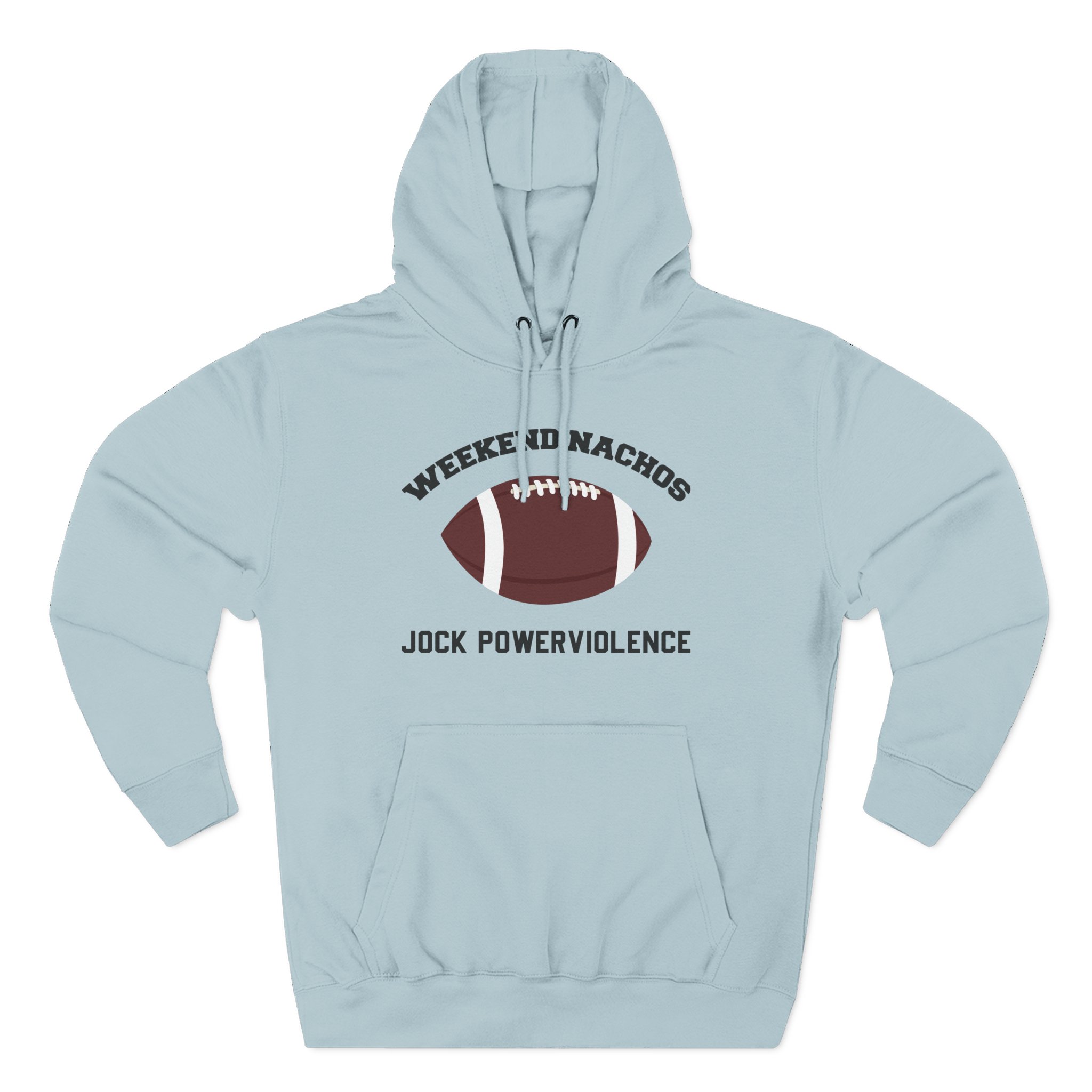 Weekend Nachos Jock Three-Panel Fleece Hoodie