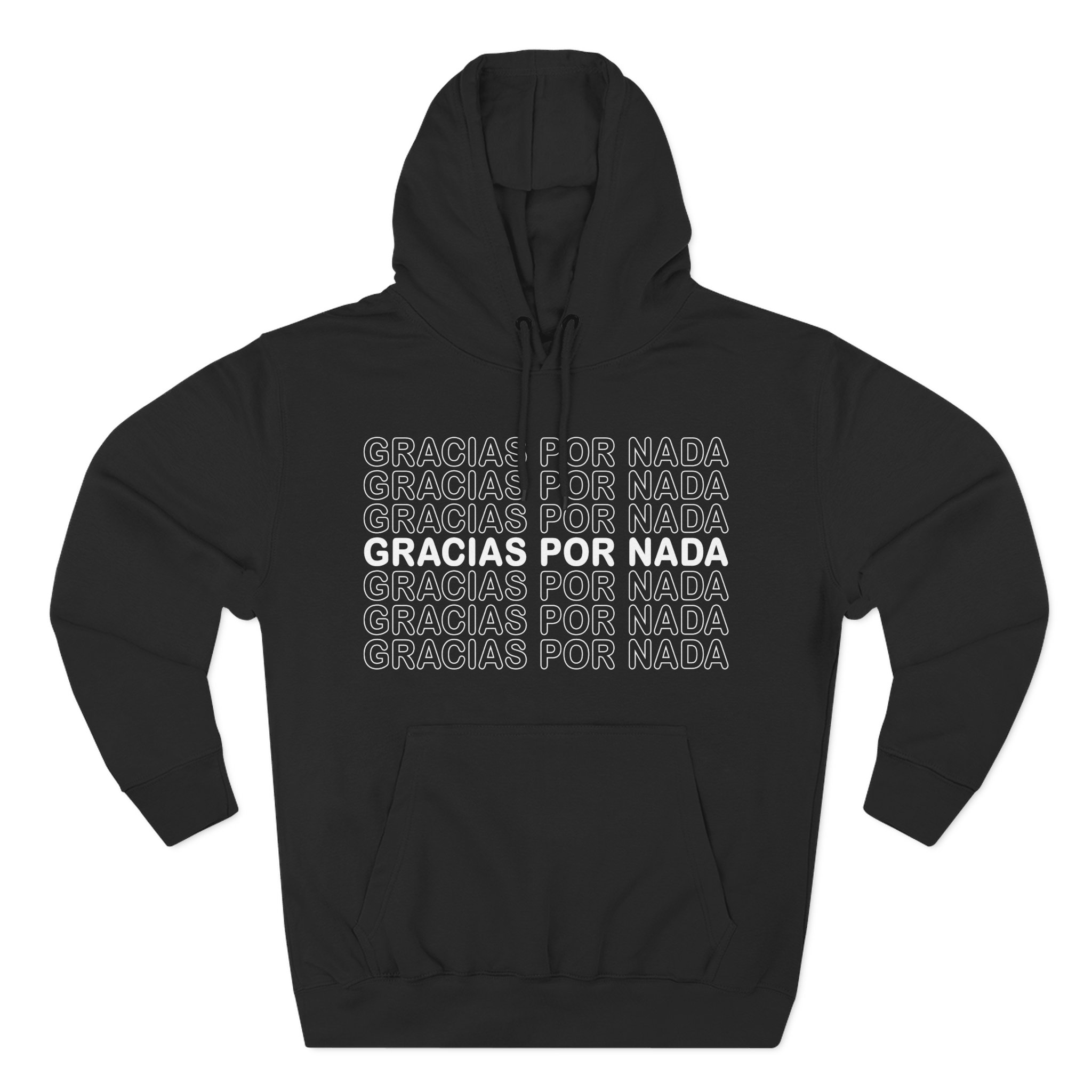 BB Gracias Por Nada Three-Panel Fleece Hoodie