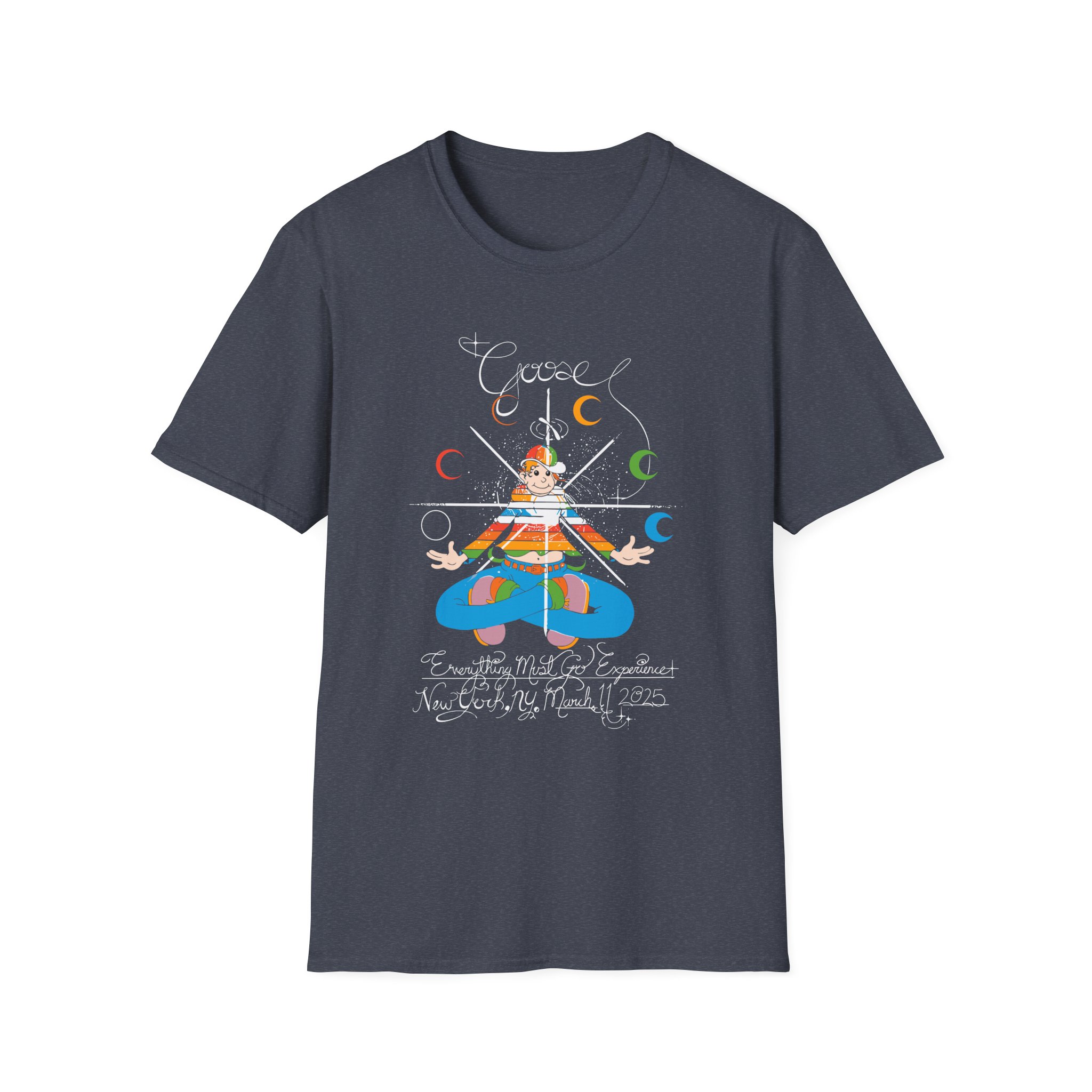 Goose Rainbow Kid EMG Experienc Unisex Softstyle T-Shirt