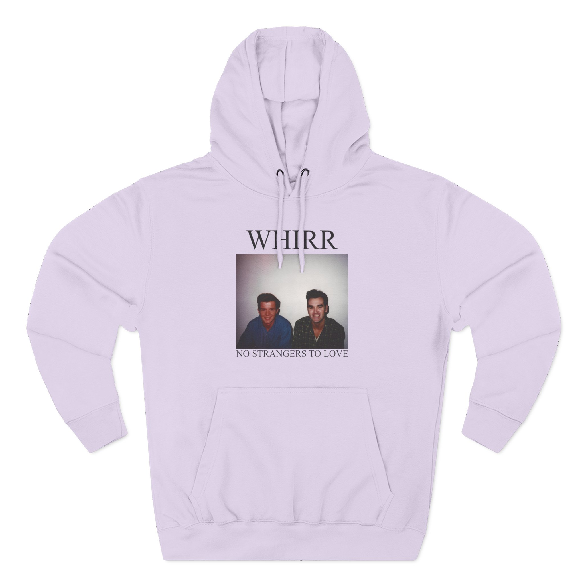Whirr No Strangers to Love Three-Panel Fleece Hoodie