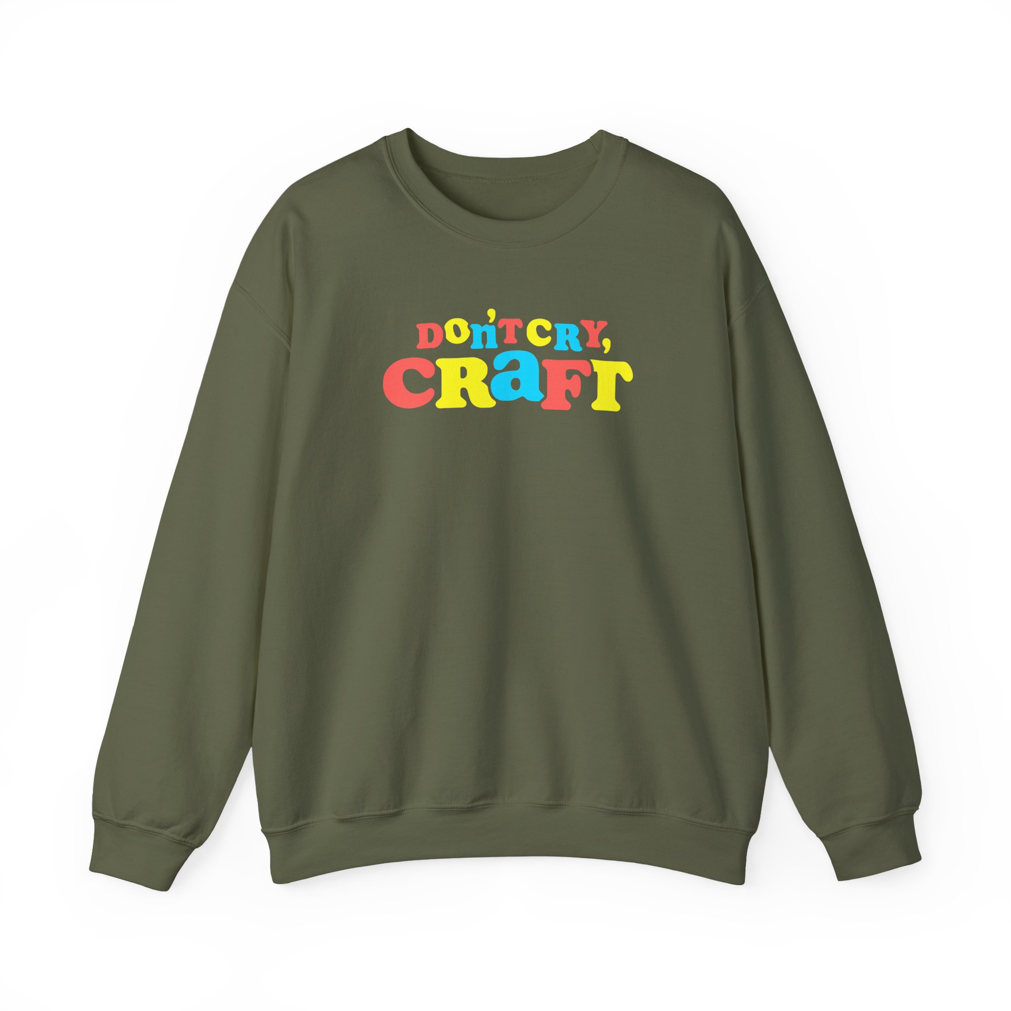 Dan and Phil Don't Cry Craft Unisex Heavy Blendâ„¢ Crewneck Sweatshirt