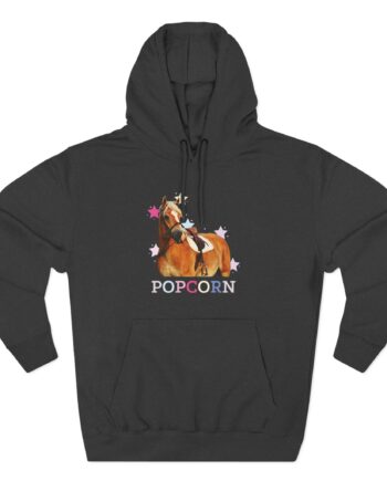 Harlow and Popcorn Stars Three-Panel Fleece Hoodie