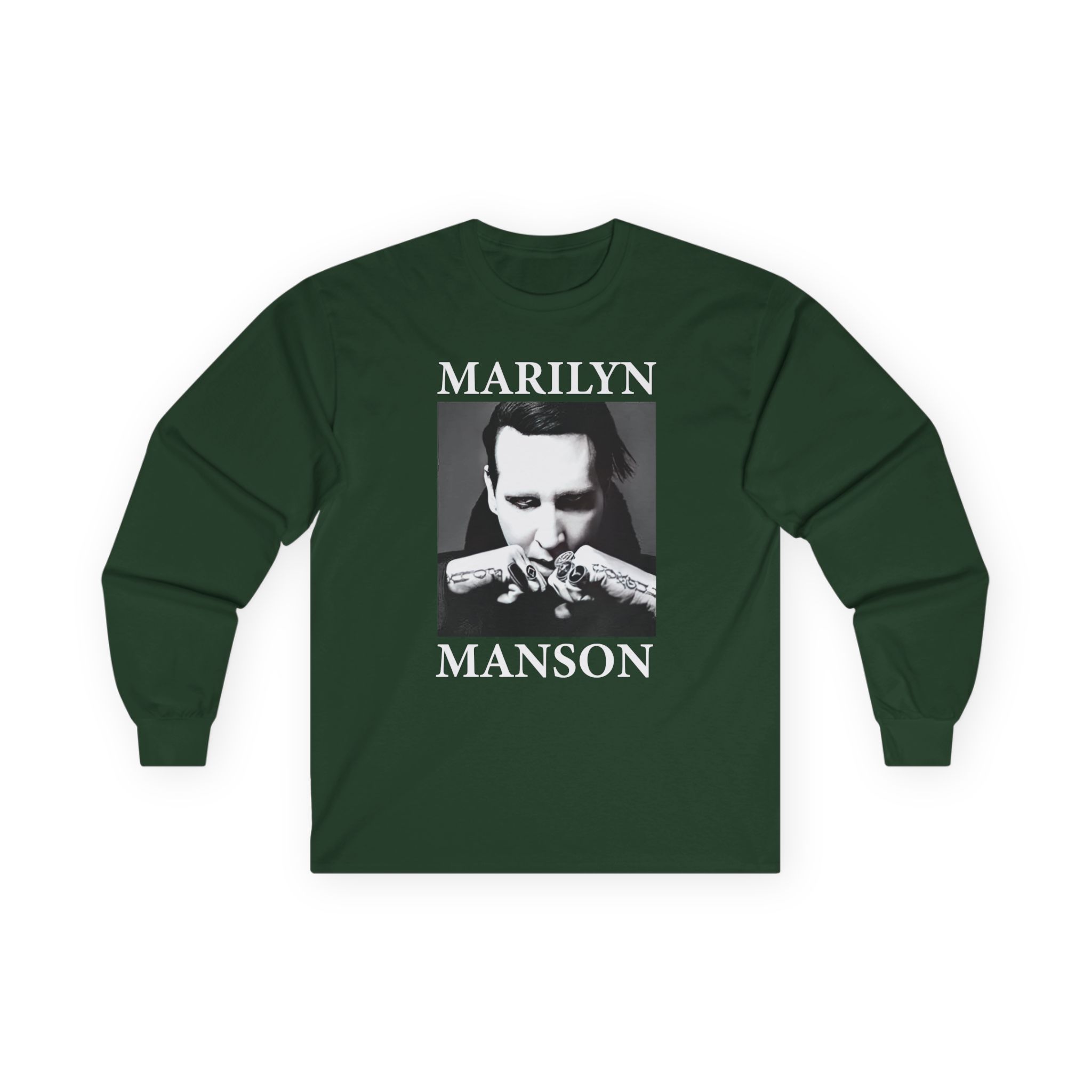 Marilyn Manson Fists Amplified Unisex Ultra Cotton Long Sleeve Tee