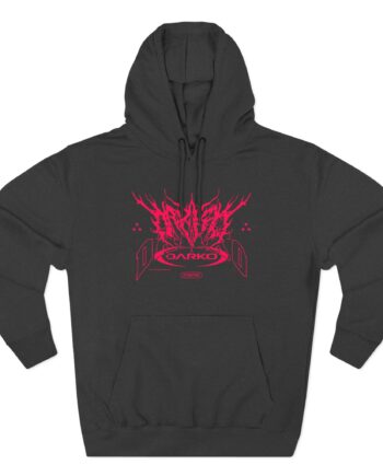 Darko Brutal Crop Three-Panel Fleece Hoodie