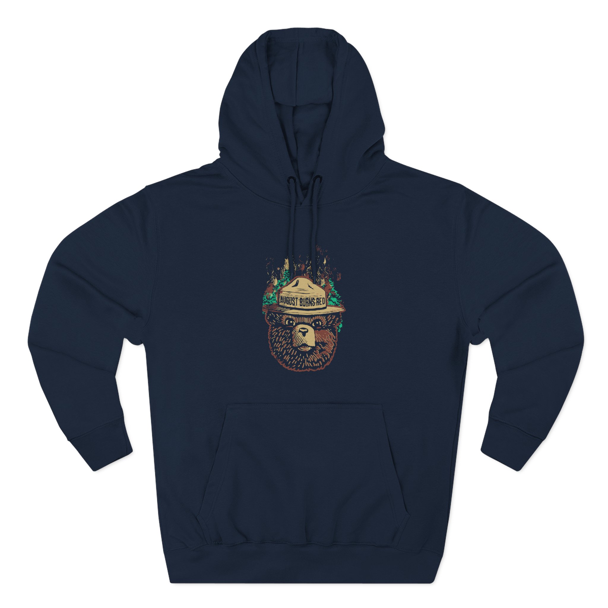 August Burns Red Smokey The Bear Three-Panel Fleece Hoodie