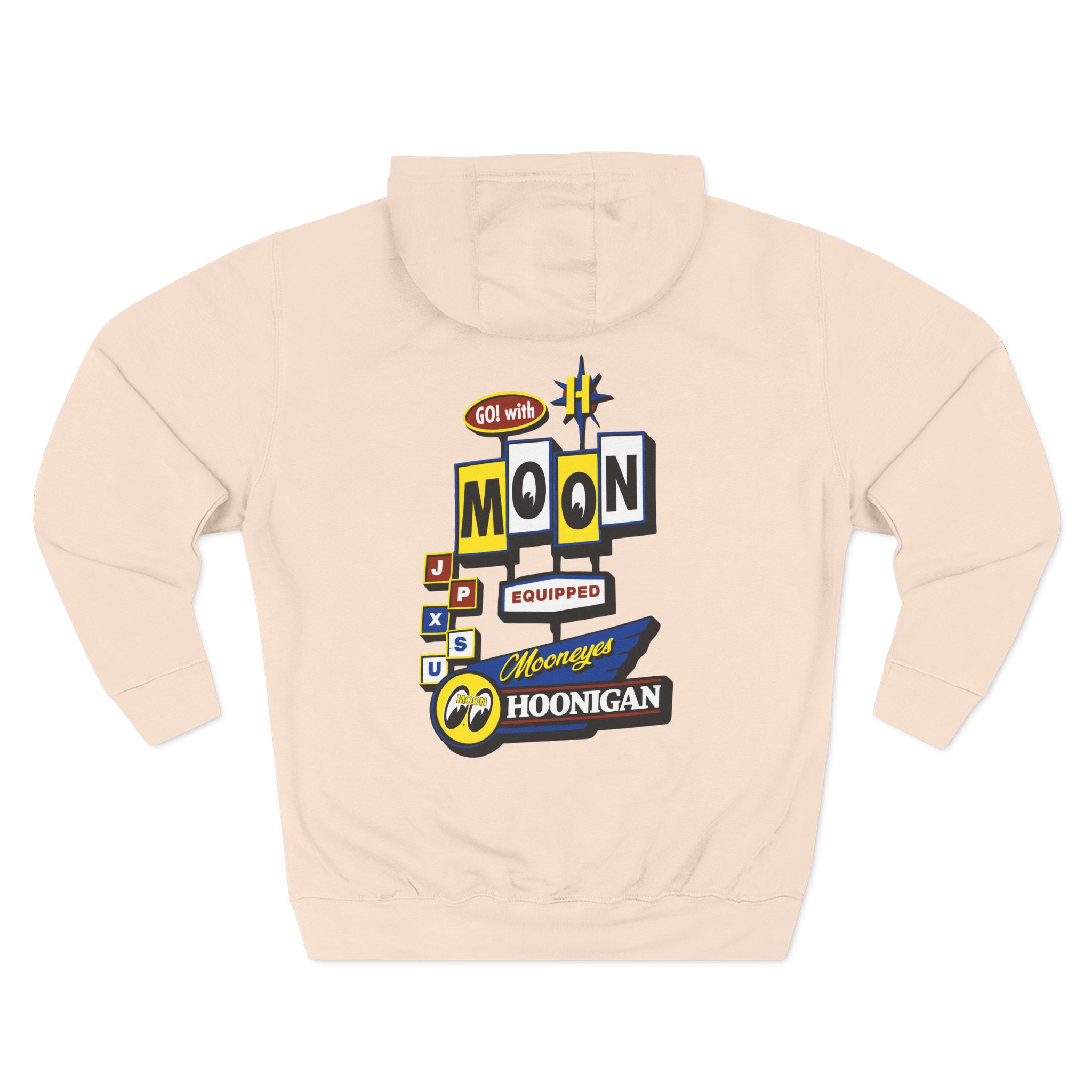Ken Block Hoonigan X Mooneyes Moonmotel Three-Panel Fleece Hoodie