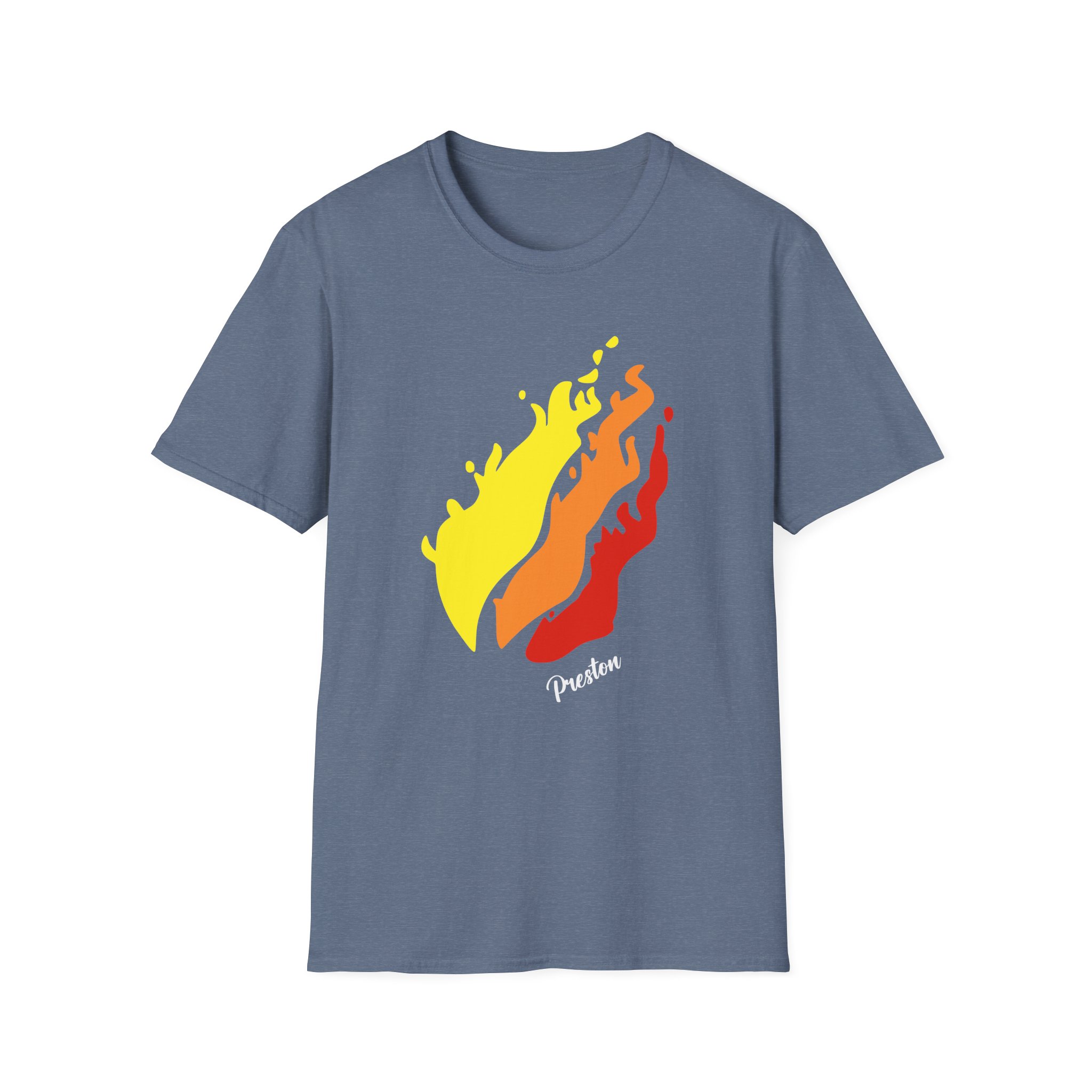 Preston Flame Unisex Softstyle T-Shirt