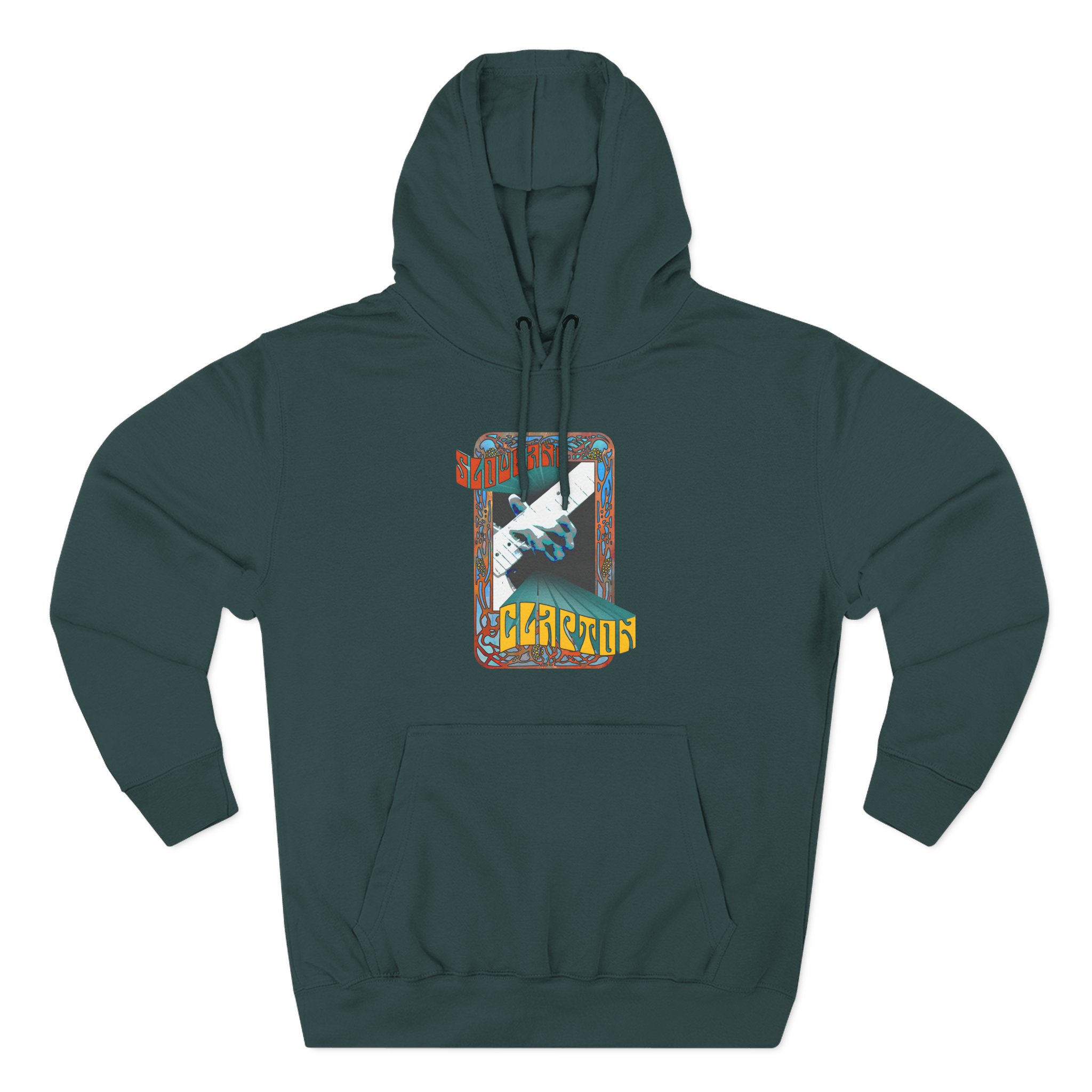 Eric Clapton Psychedelic Slowhand Three-Panel Fleece Hoodie
