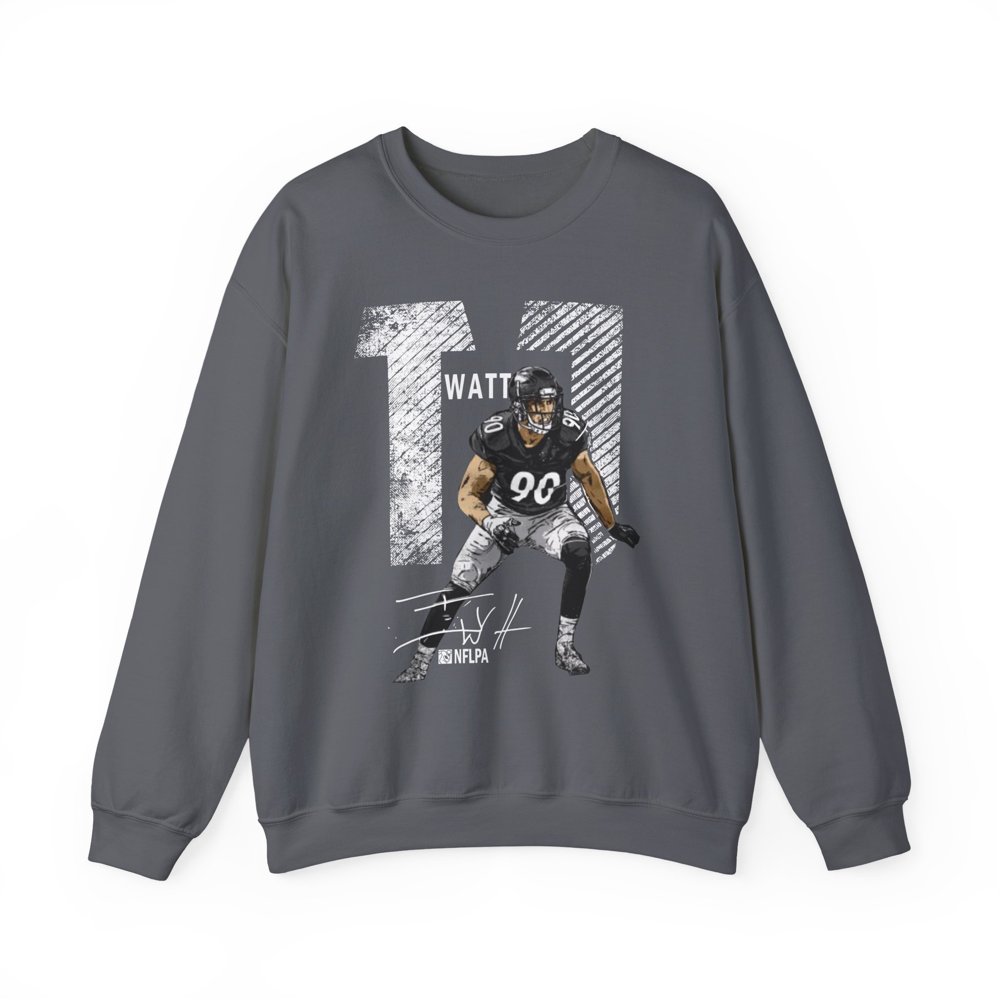 Tj Watt Mega Bold Unisex Heavy Blendâ„¢ Crewneck Sweatshirt