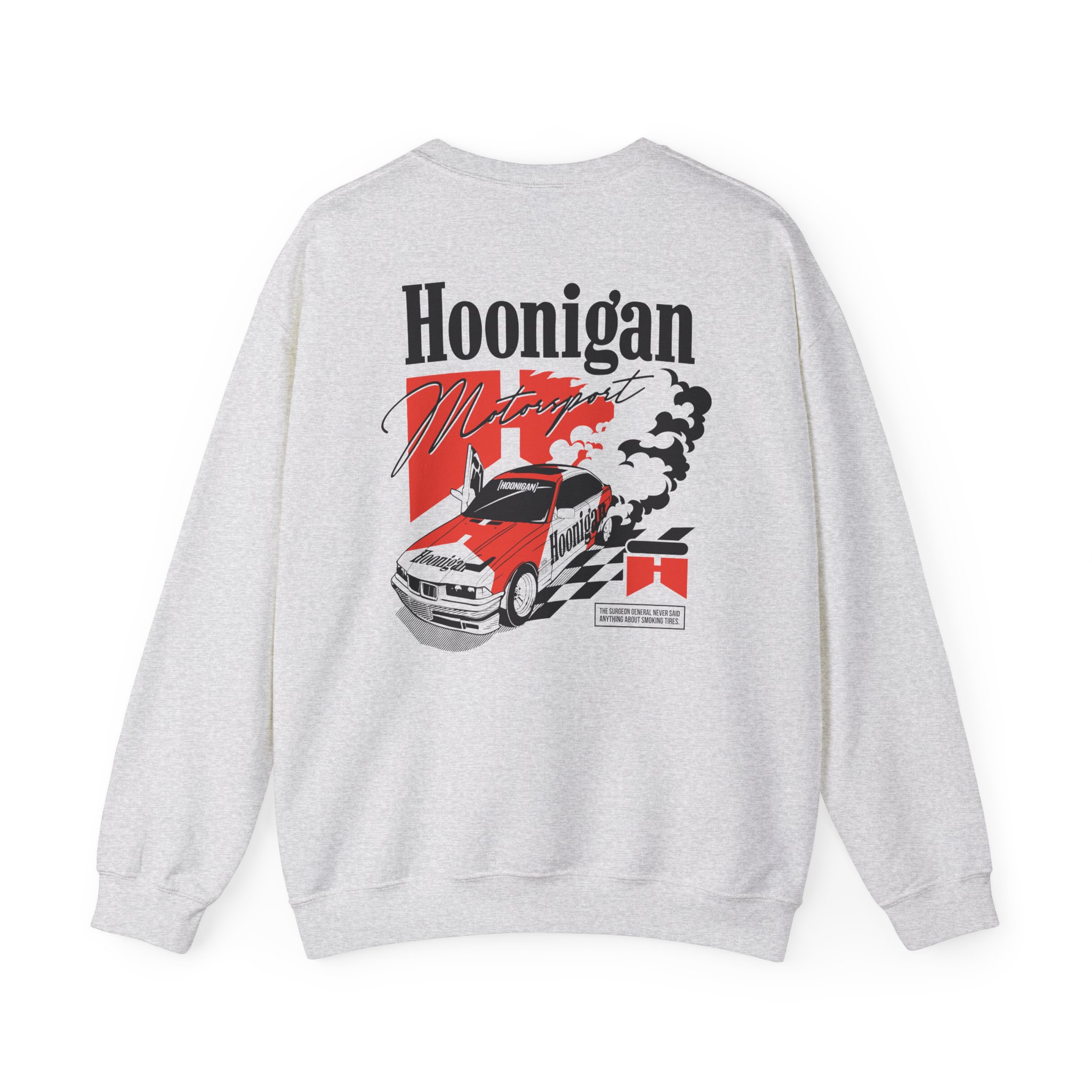 Ken Block Hoonigan Burnout Team Unisex Heavy Blendâ„¢ Crewneck Sweatshirt