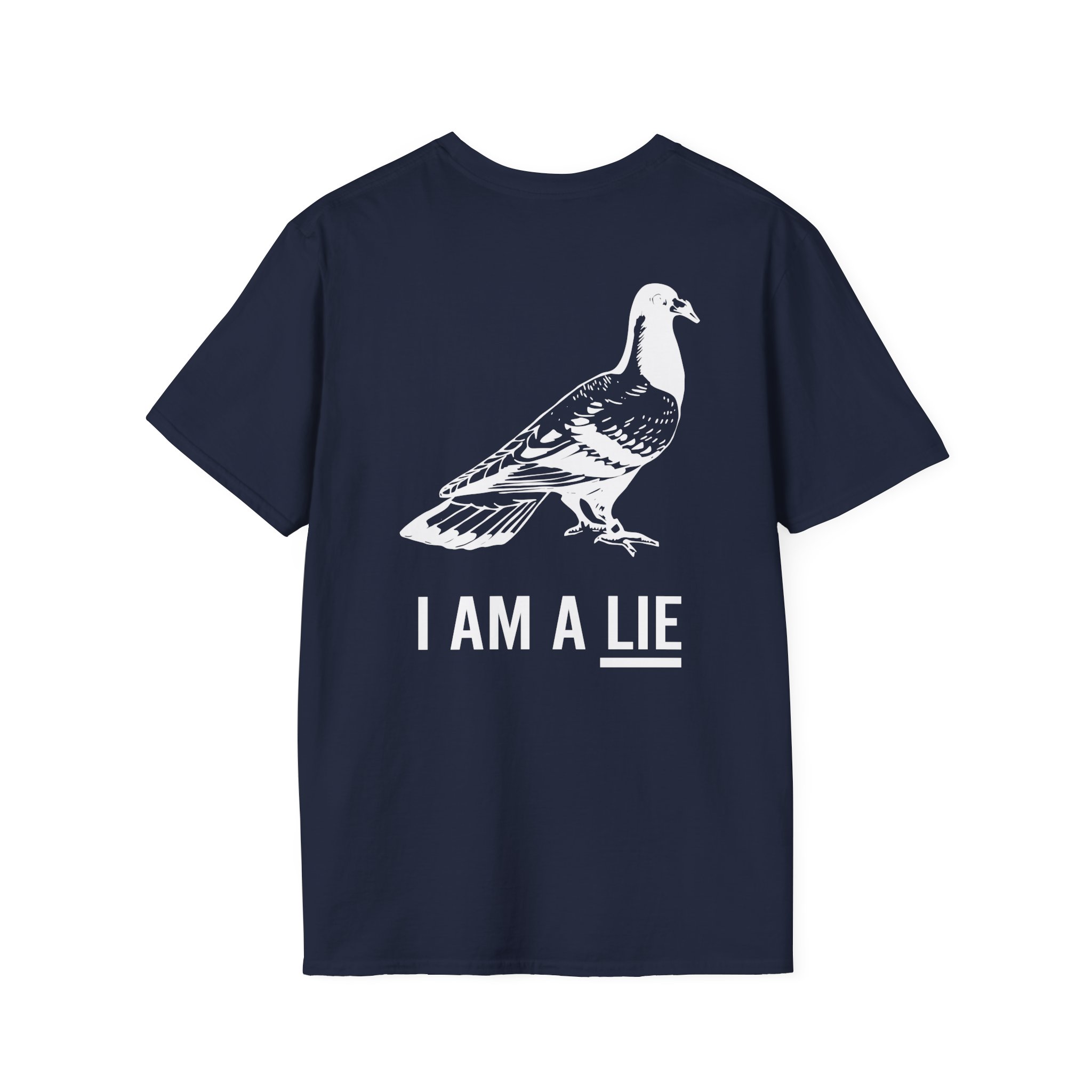 Birds Arent Real I am a Lie Unisex Softstyle T-Shirt
