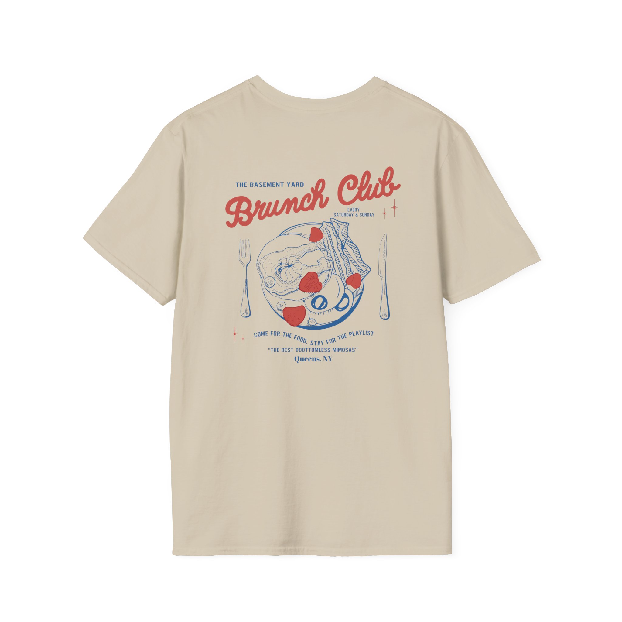 Basement Yard Brunch Club Diner Unisex Softstyle T-Shirt