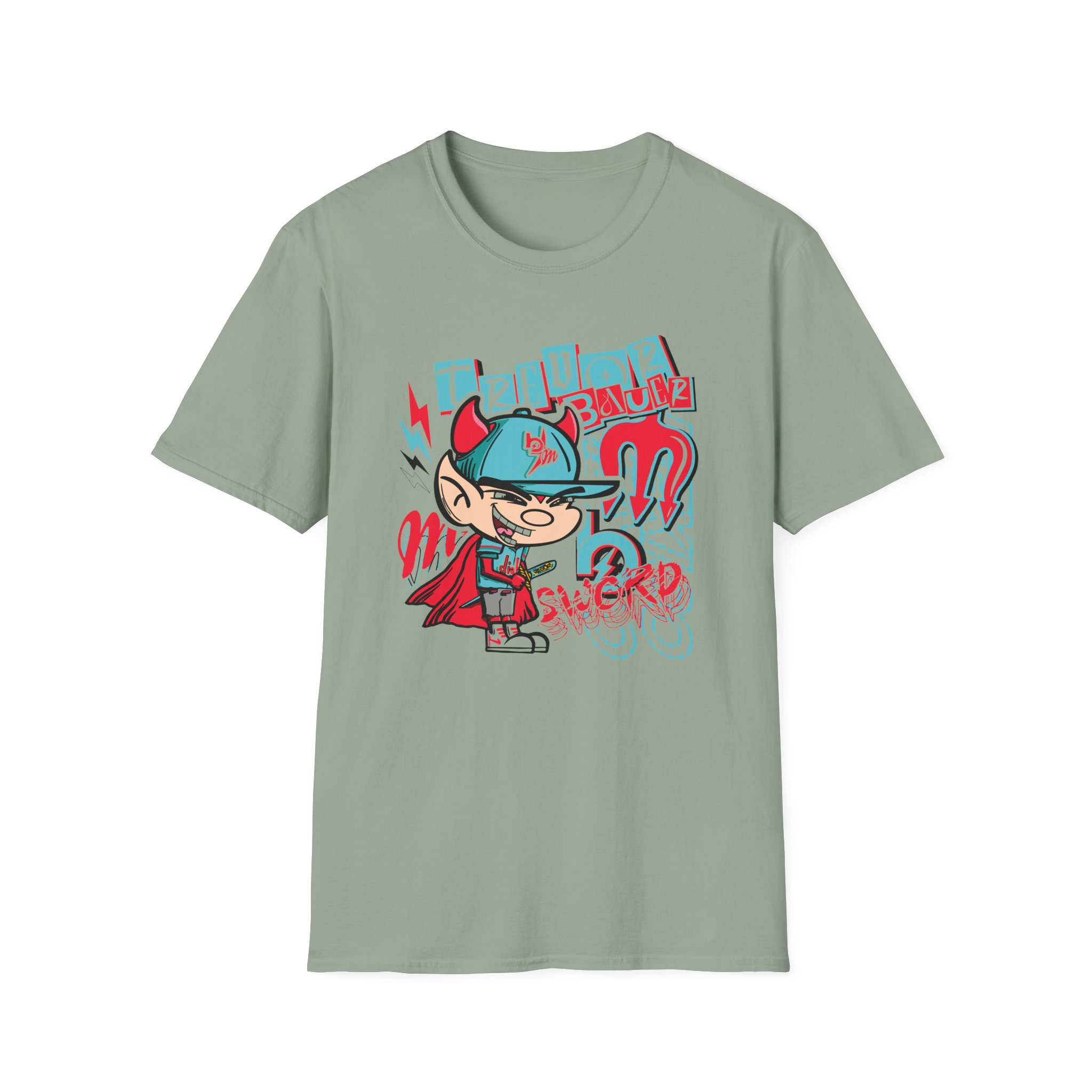 Trevor Bauer Diablo's Cartoon Unisex Softstyle T-Shirt