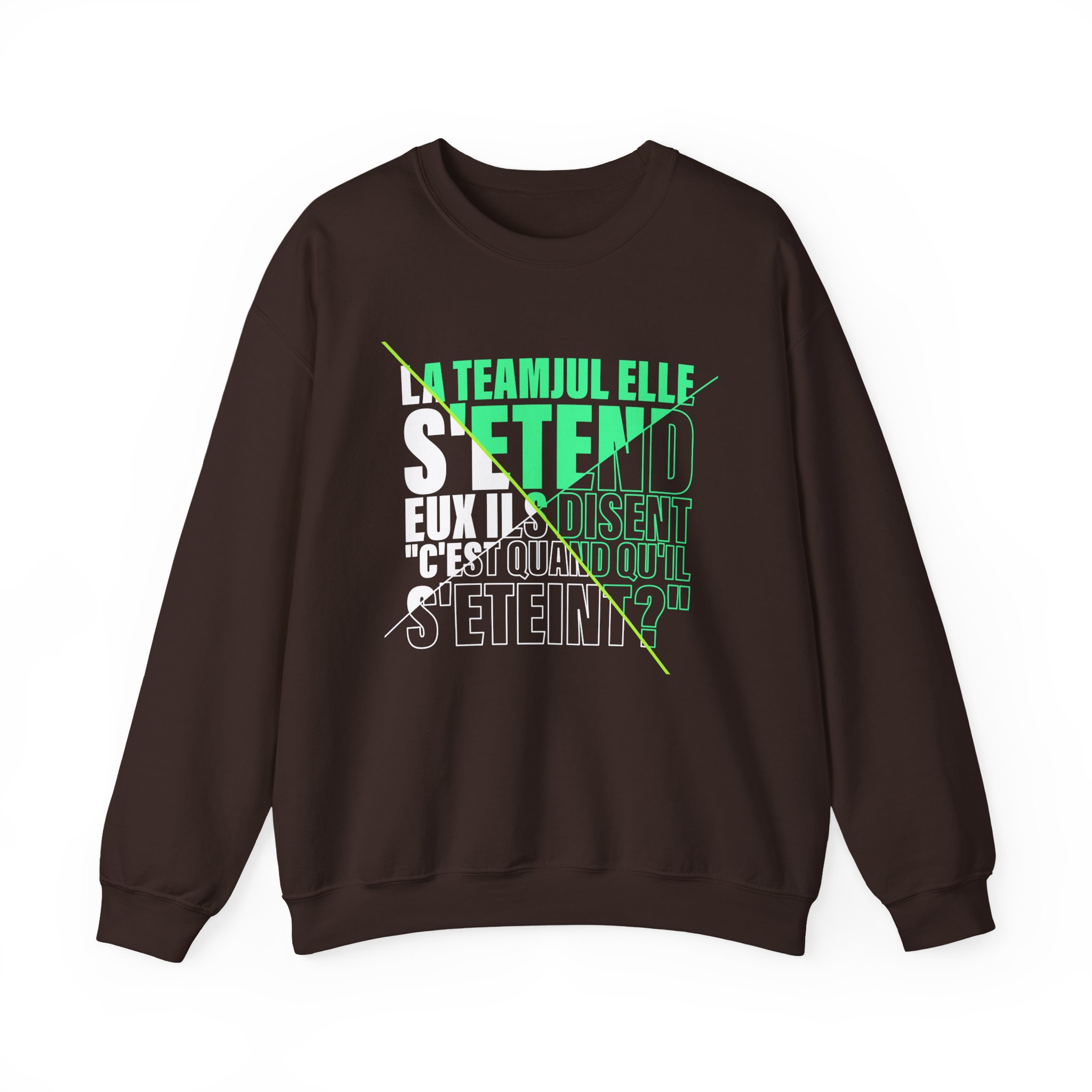 Jul C'est Quand Qu'il S'étein Unisex Heavy Blend™ Crewneck Sweatshirt