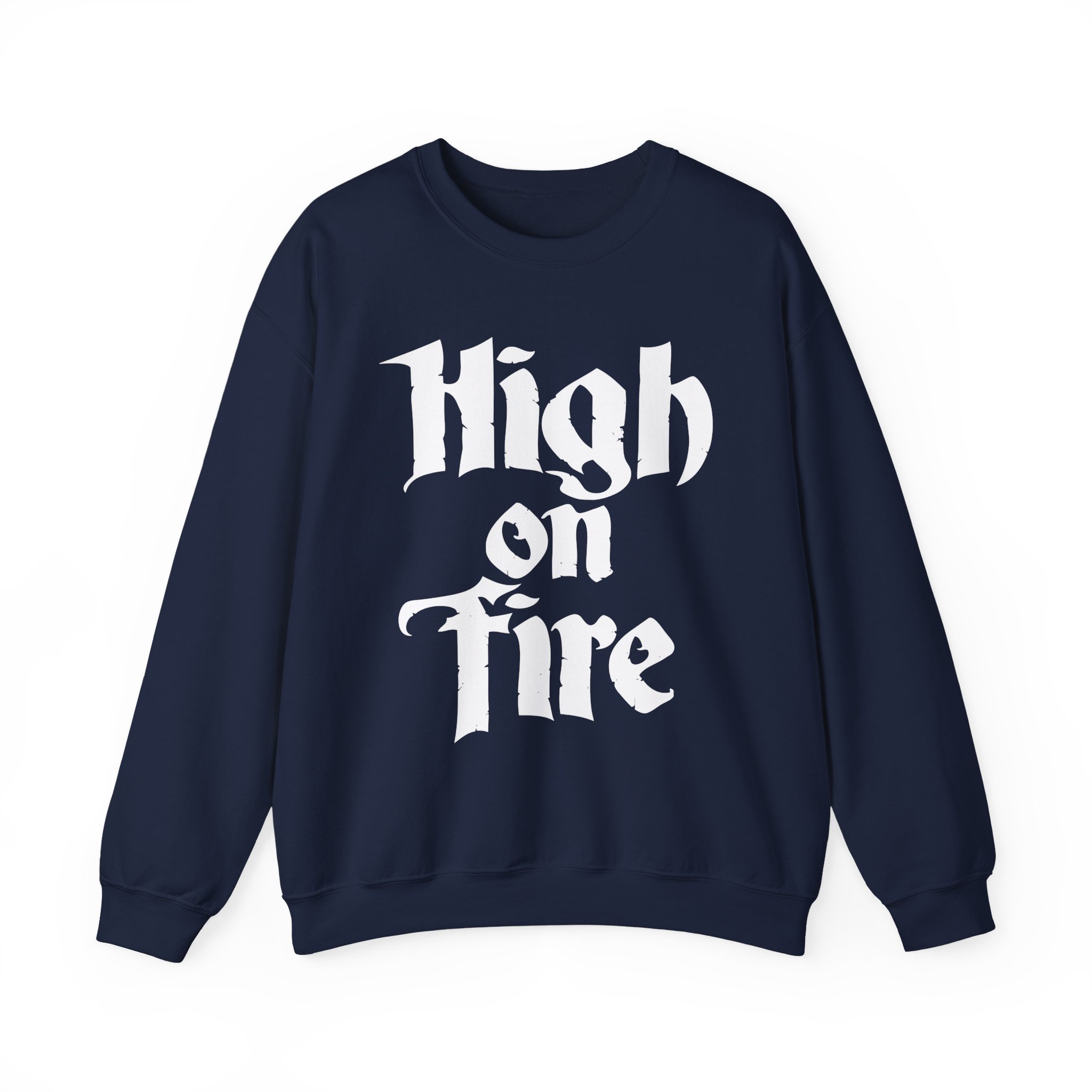 High on Fire Logo Unisex Heavy Blendâ„¢ Crewneck Sweatshirt