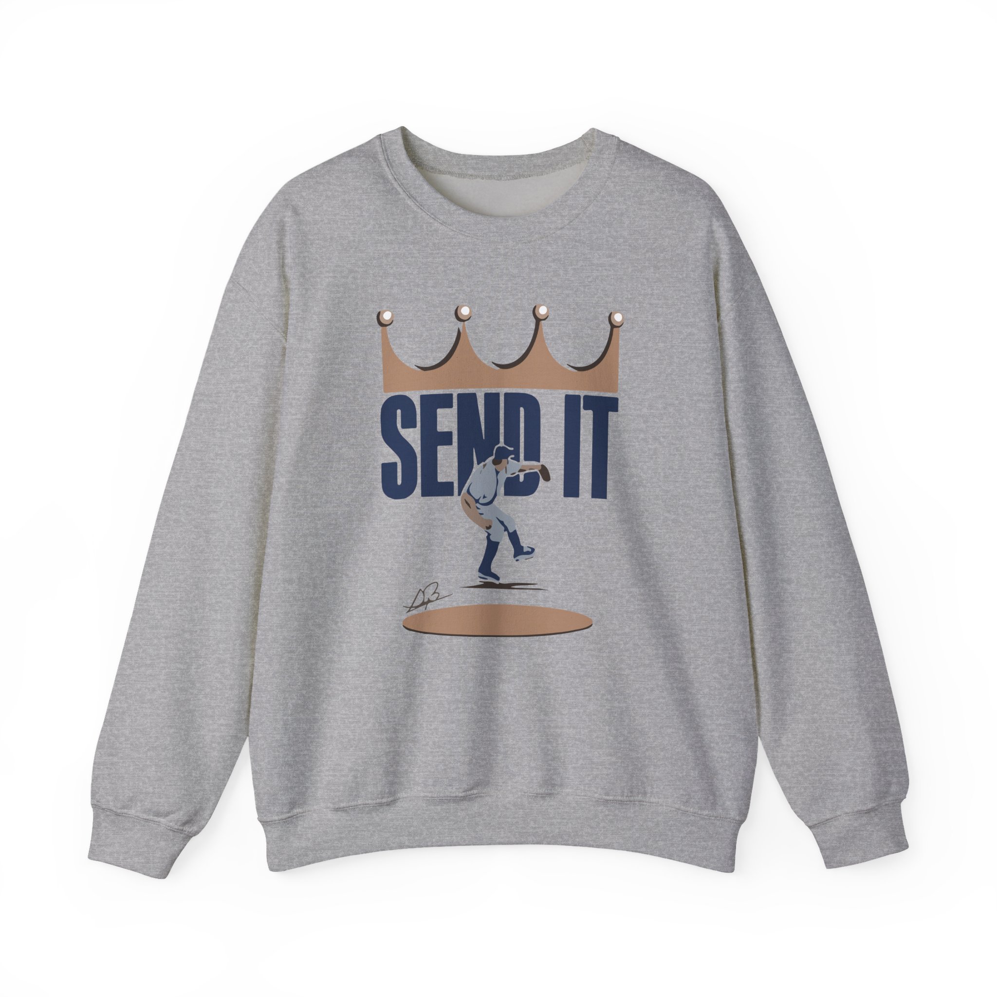 Trevor Bauer Send It Unisex Heavy Blendâ„¢ Crewneck Sweatshirt