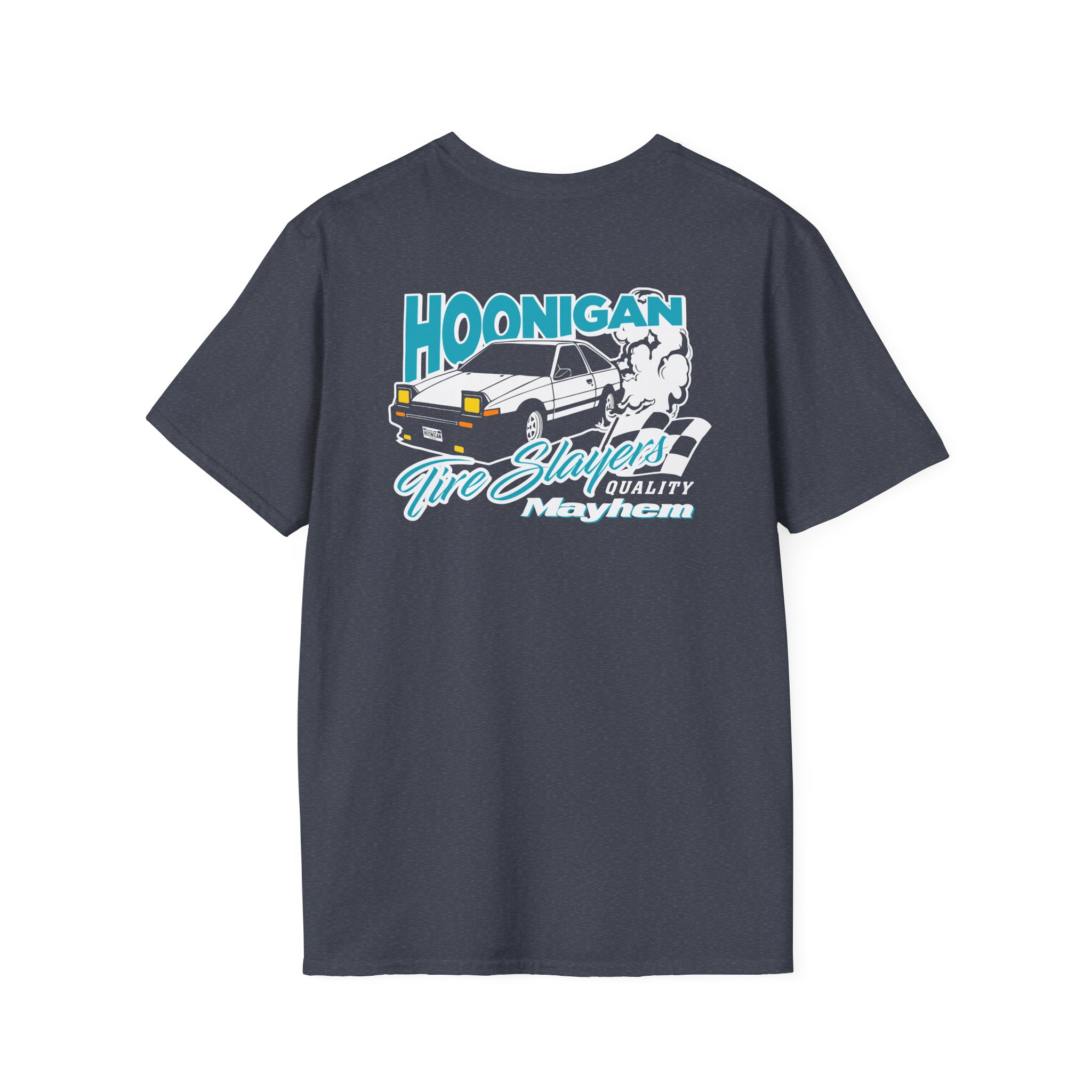 Ken Block Hoonigan 86 Tire Slayers Unisex Softstyle T-Shirt