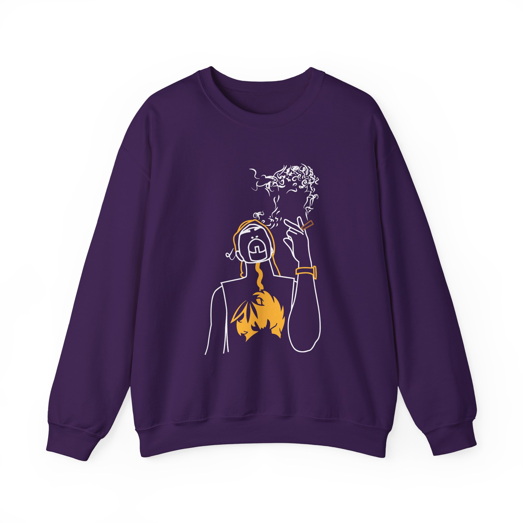 Method Man Iron Lung Line Art Unisex Heavy Blendâ„¢ Crewneck Sweatshirt
