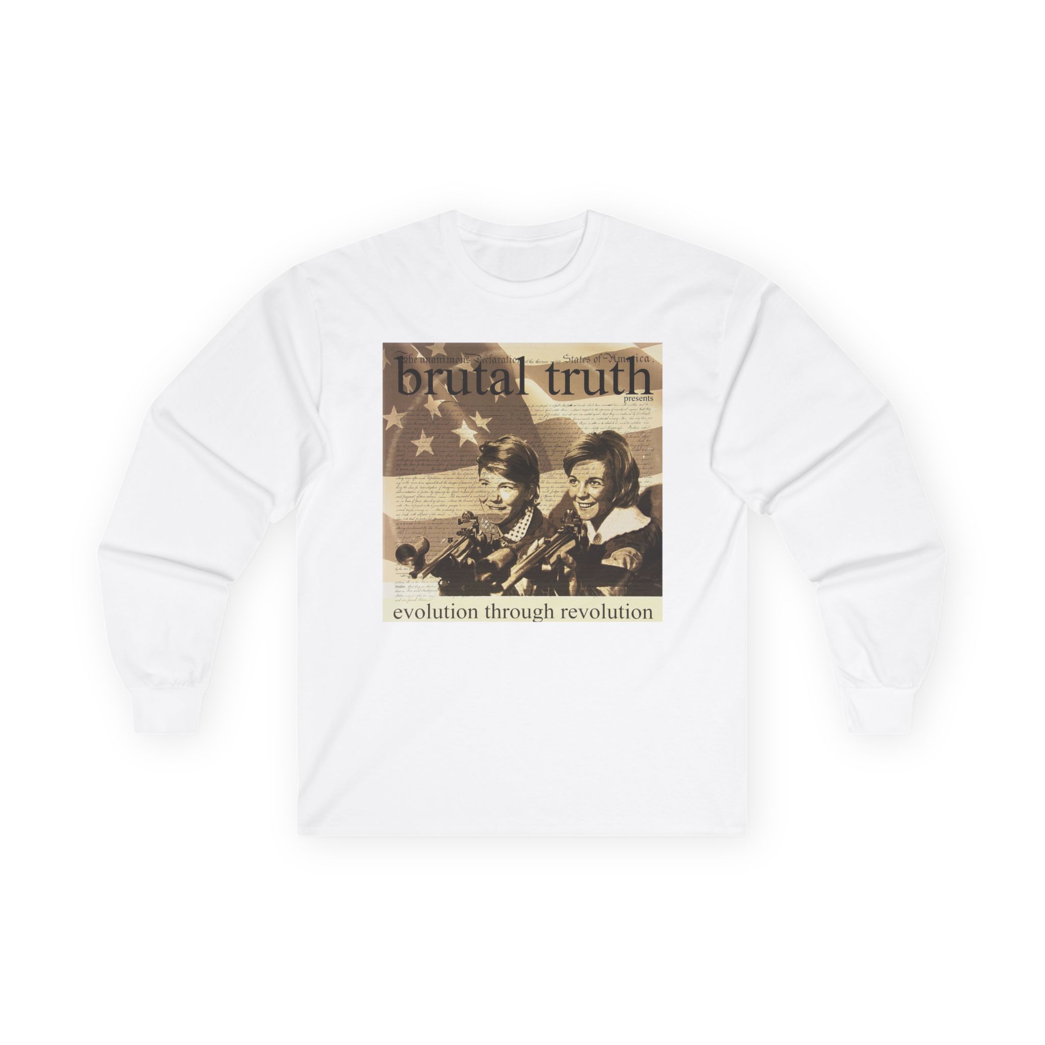 Brutal Truth Evolution Through Revolution Unisex Ultra Cotton Long Sleeve Tee