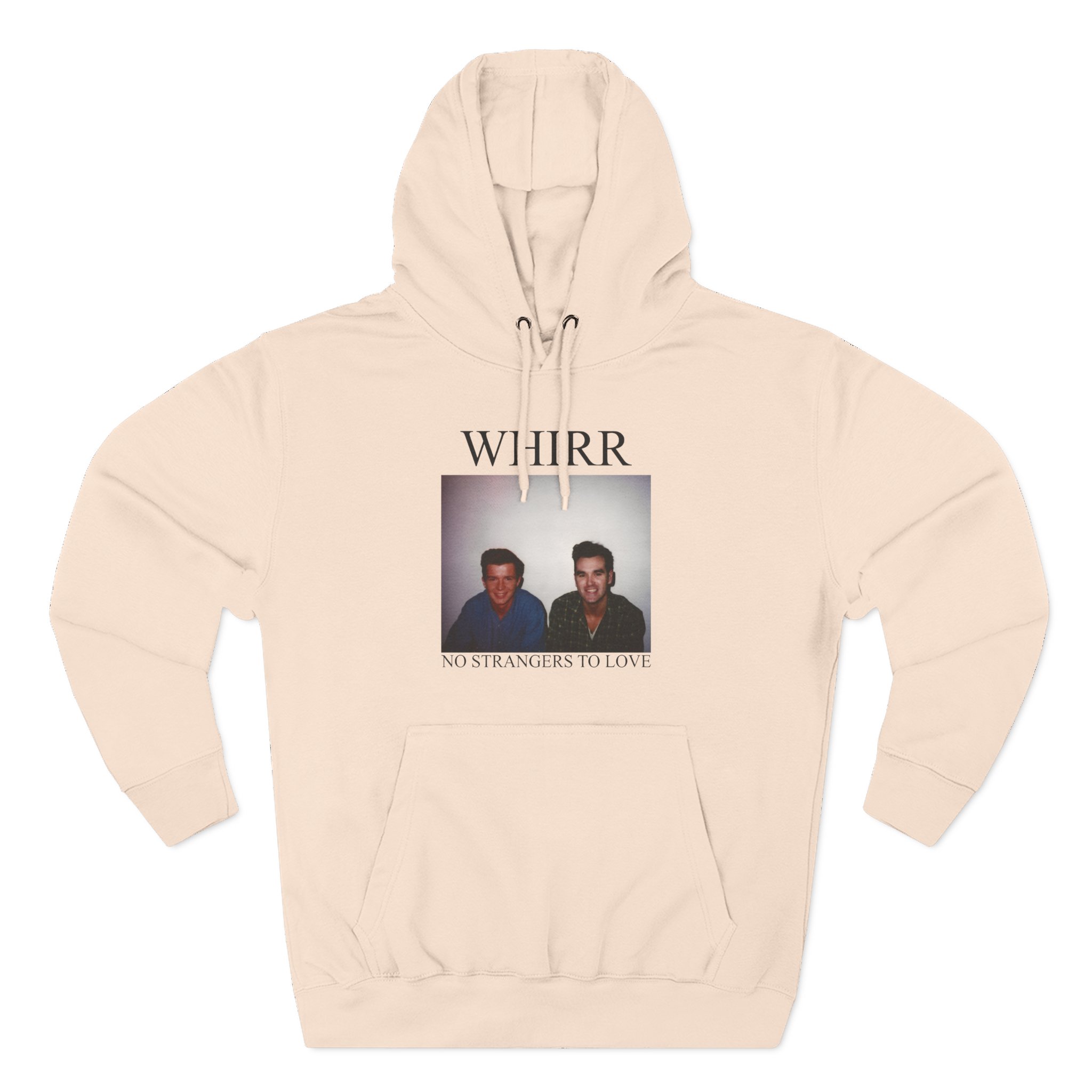 Whirr No Strangers to Love Three-Panel Fleece Hoodie