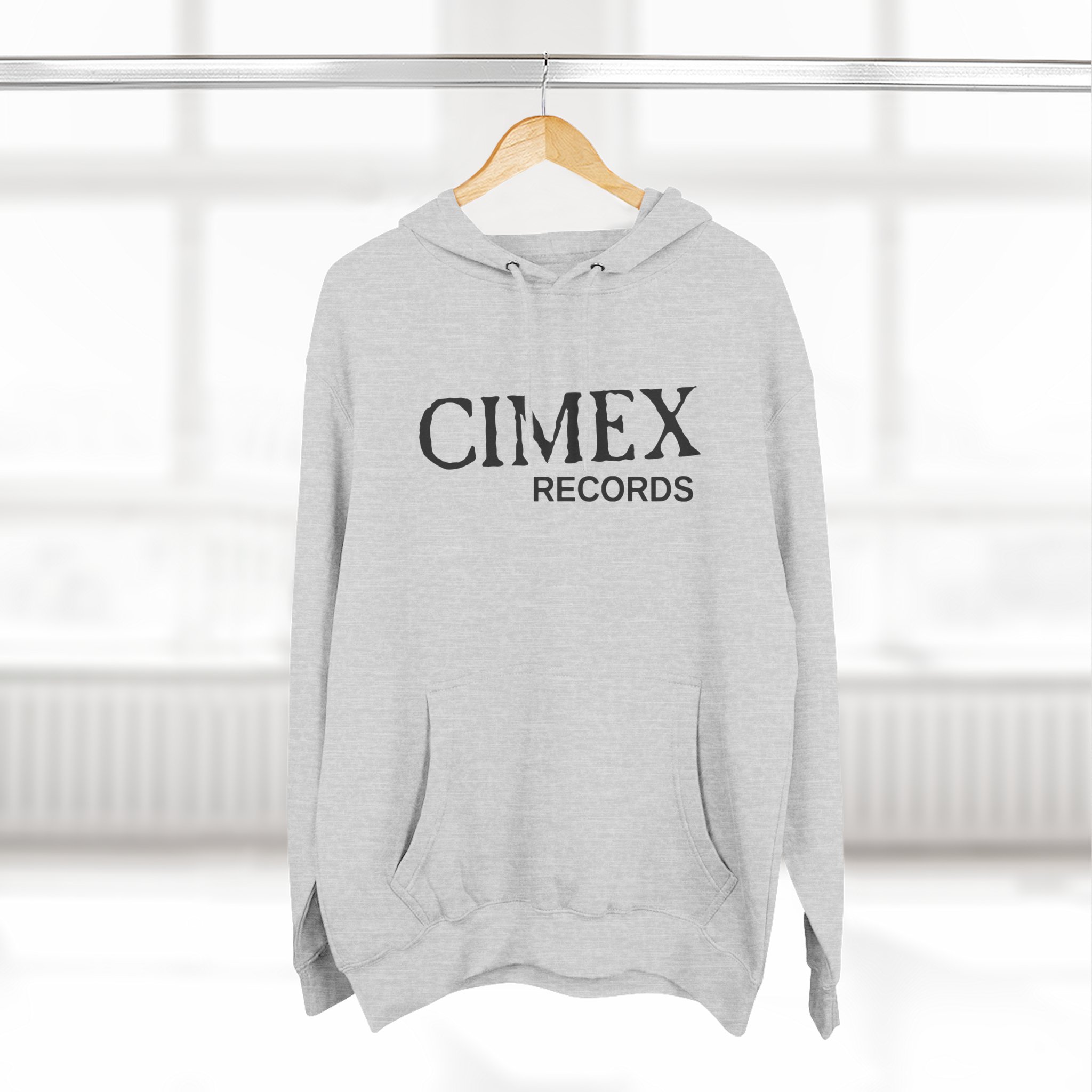 Anti Cimex Records Three-panel Fleece Hoodie