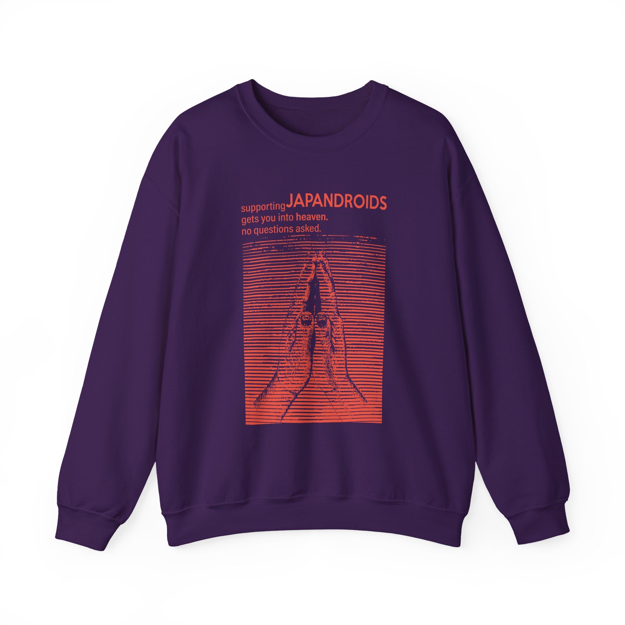 Supporting Japandroids Gets You Into Heaven No Questions Asked Unisex Heavy Blendâ„¢ Crewneck Sweatshirt