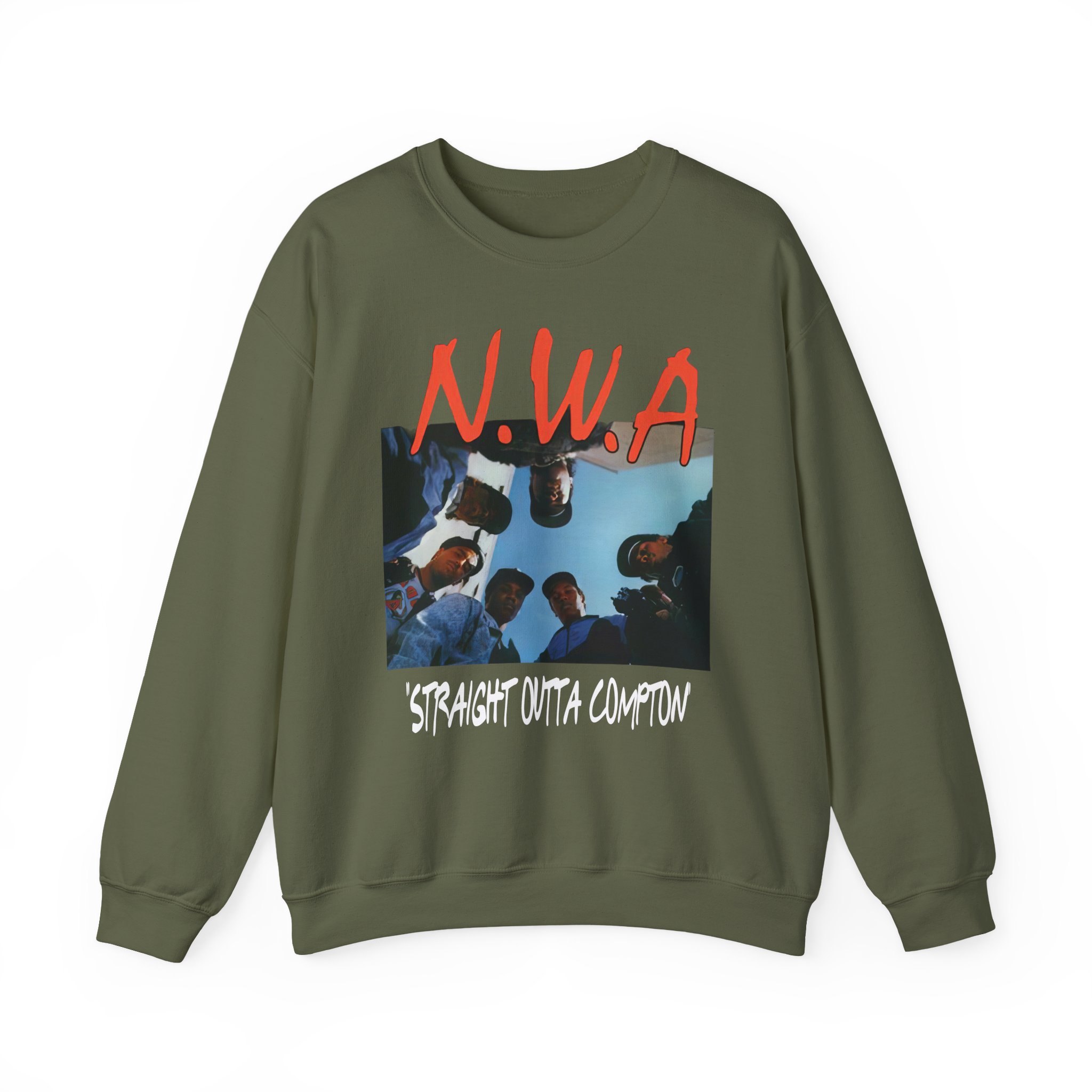 NWA Straight Outta Compton Unisex Heavy Blendâ„¢ Crewneck Sweatshirt