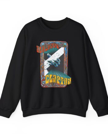 Eric Clapton Psychedelic Slowhand Unisex Heavy Blend™ Crewneck Sweatshirt