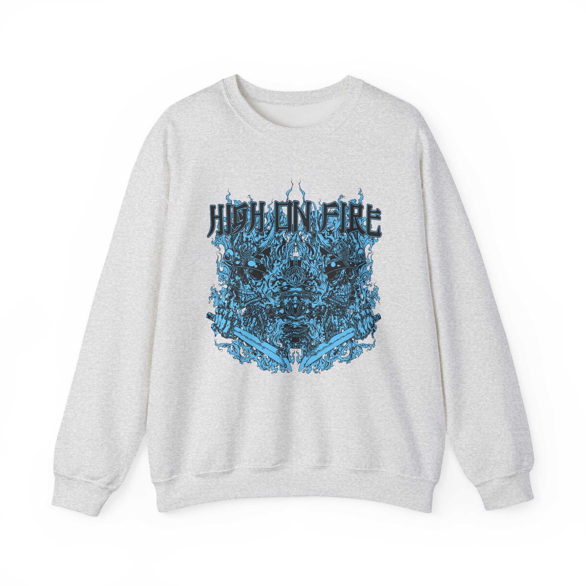 High on Fire Bastard Samurai Unisex Heavy Blendâ„¢ Crewneck Sweatshirt