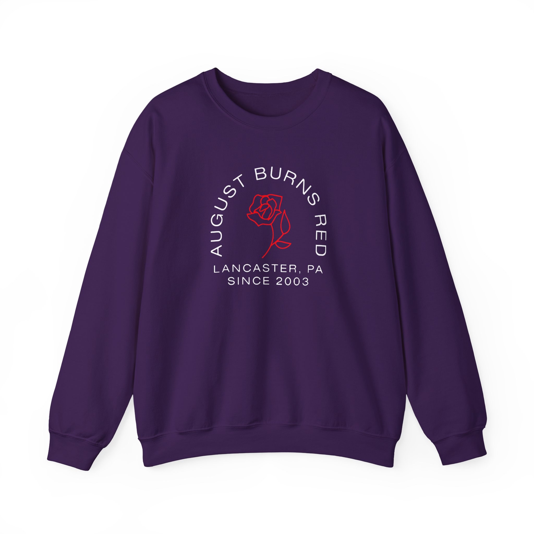 August Burns Red Rose Unisex Heavy Blendâ„¢ Crewneck Sweatshirt
