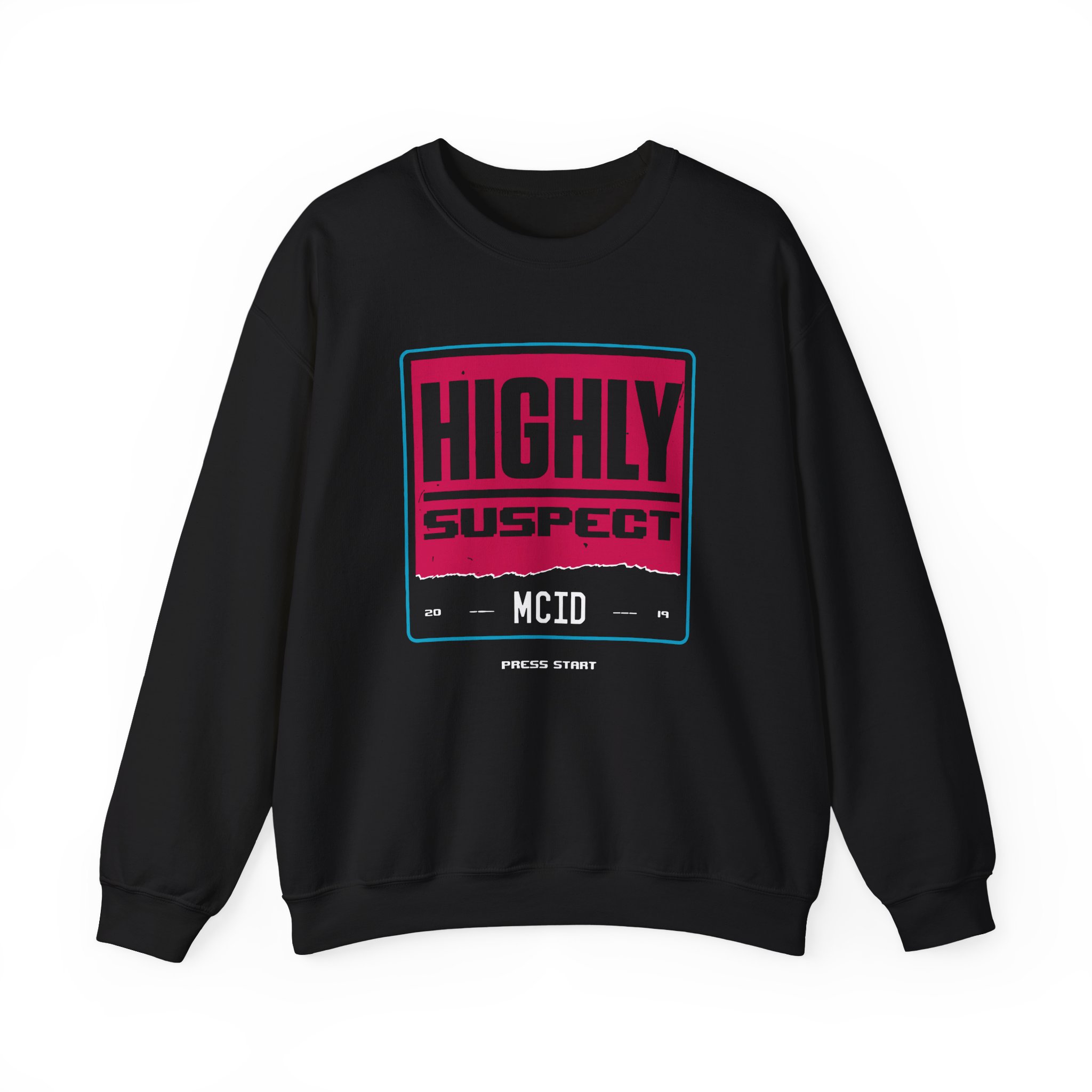 Highly Suspect Press Start Unisex Heavy Blend Crewneck Sweatshirt