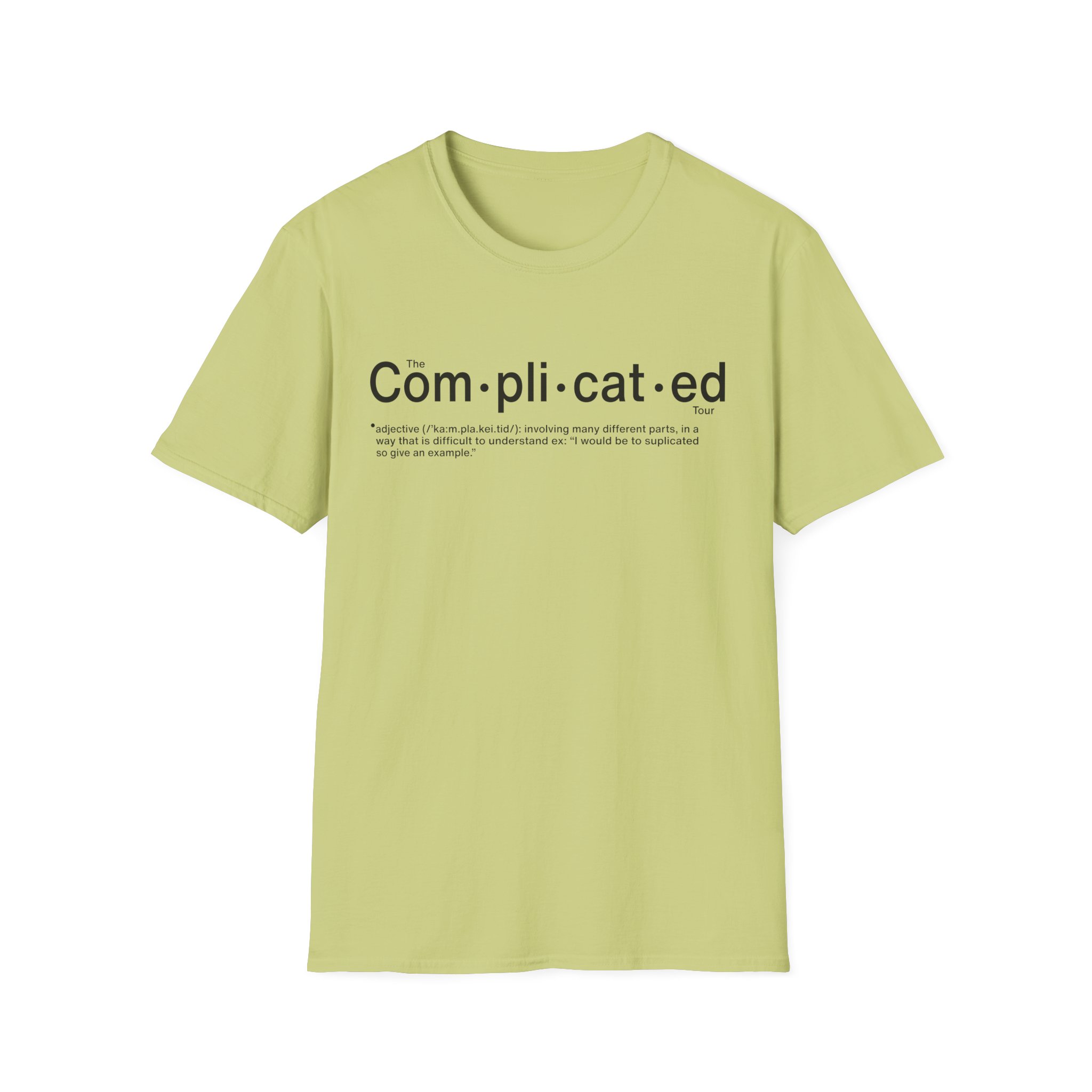 Joshua Bassett Complicated Definition Unisex Softstyle T-Shirt