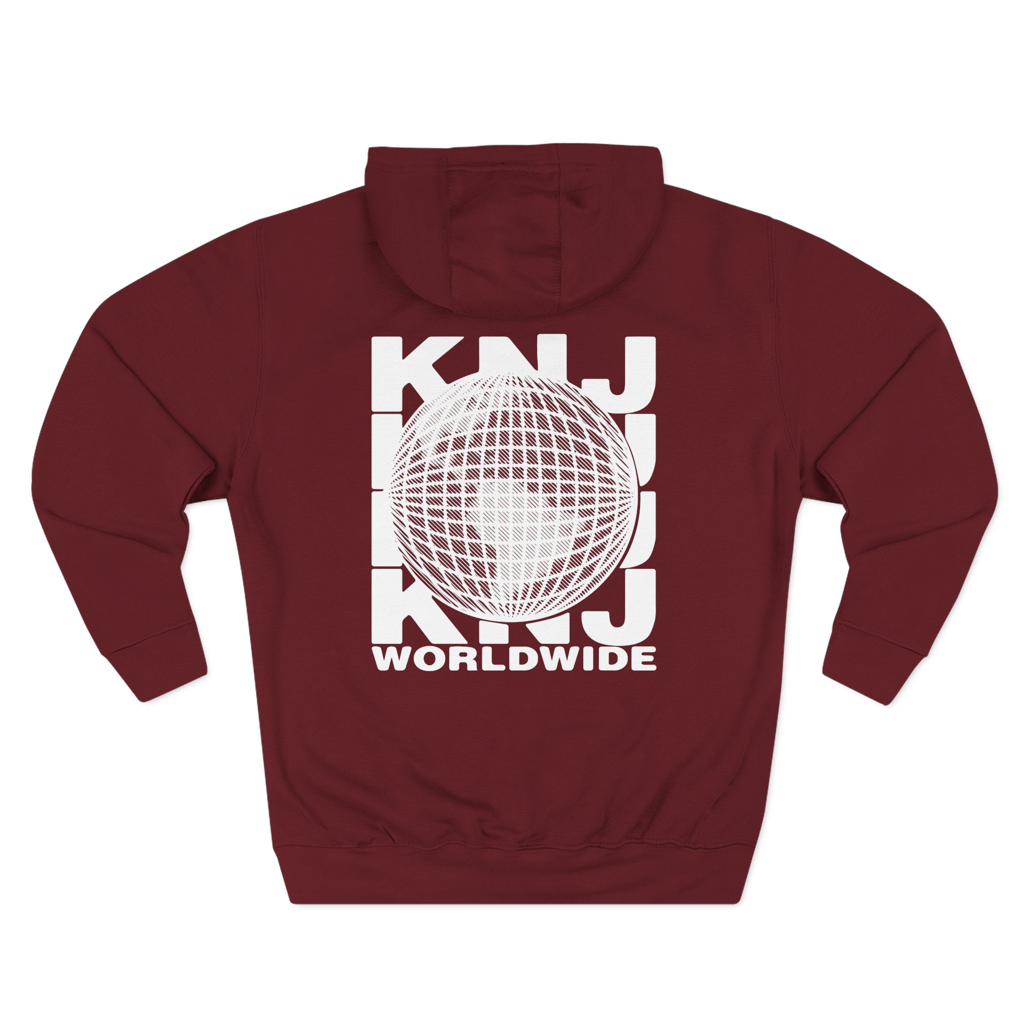 KNJ Worldwide Three-Panel Fleece Hoodie