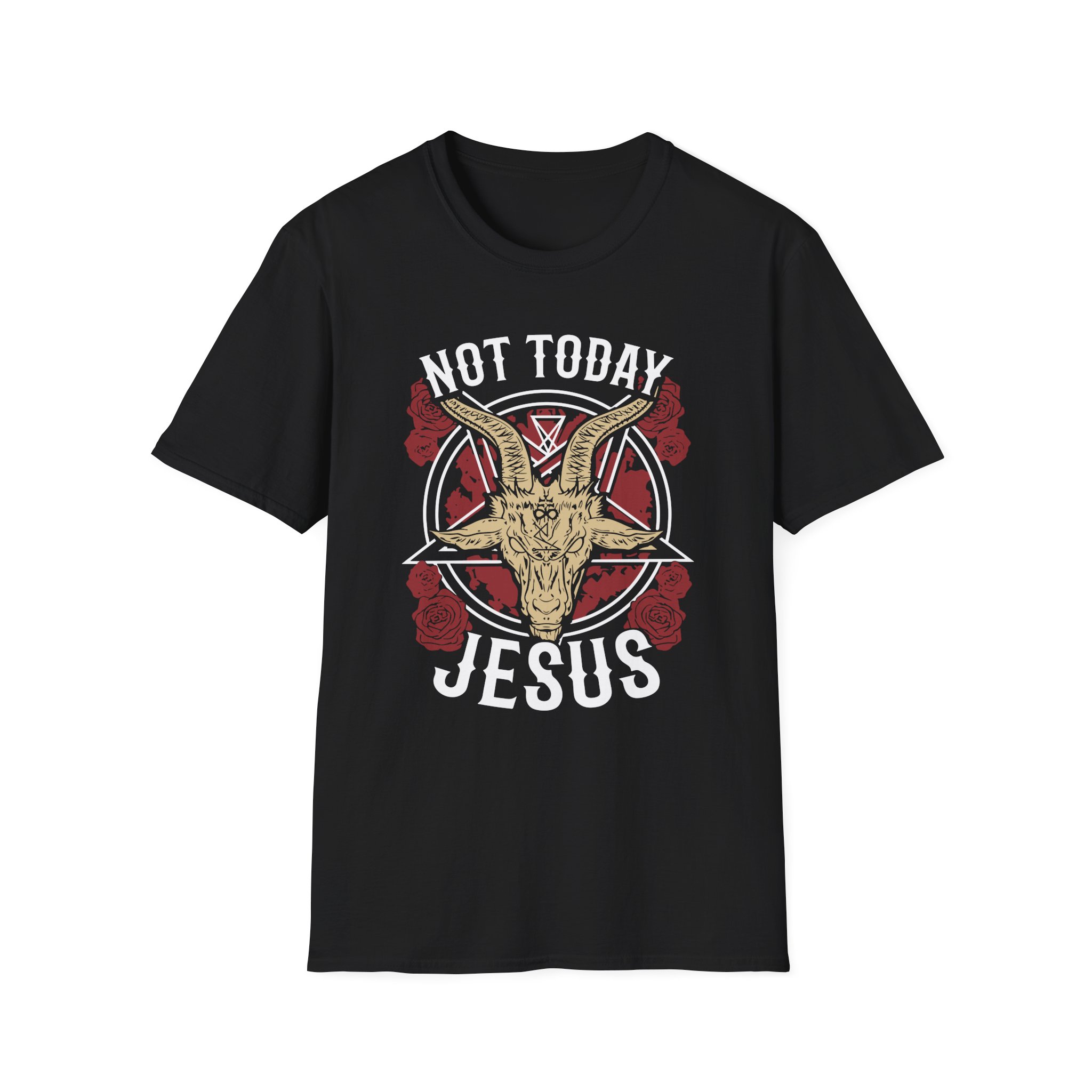 Goatwhore Not Today Jesus Unisex Softstyle T-Shirt