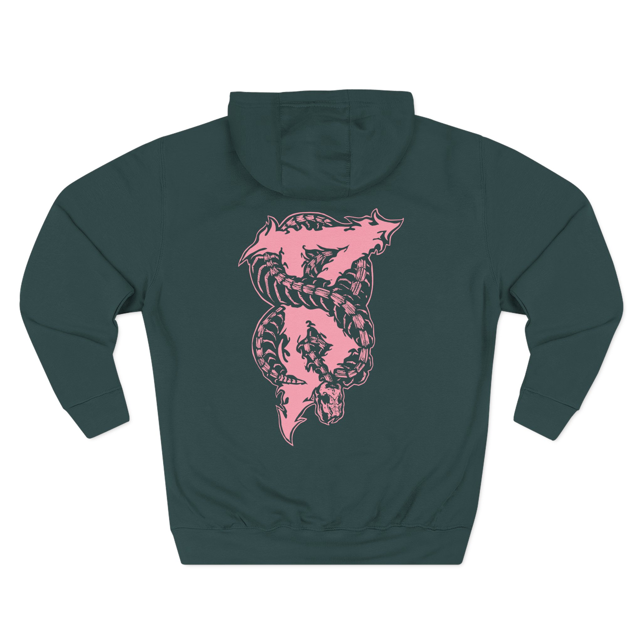 Beartooth Metal Snake Three-Panel Fleece Hoodie